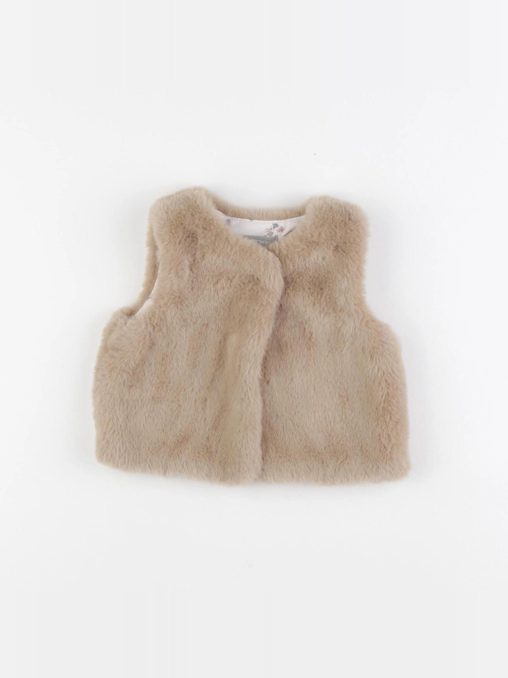 Boutchou - gilet beige - 6 mois