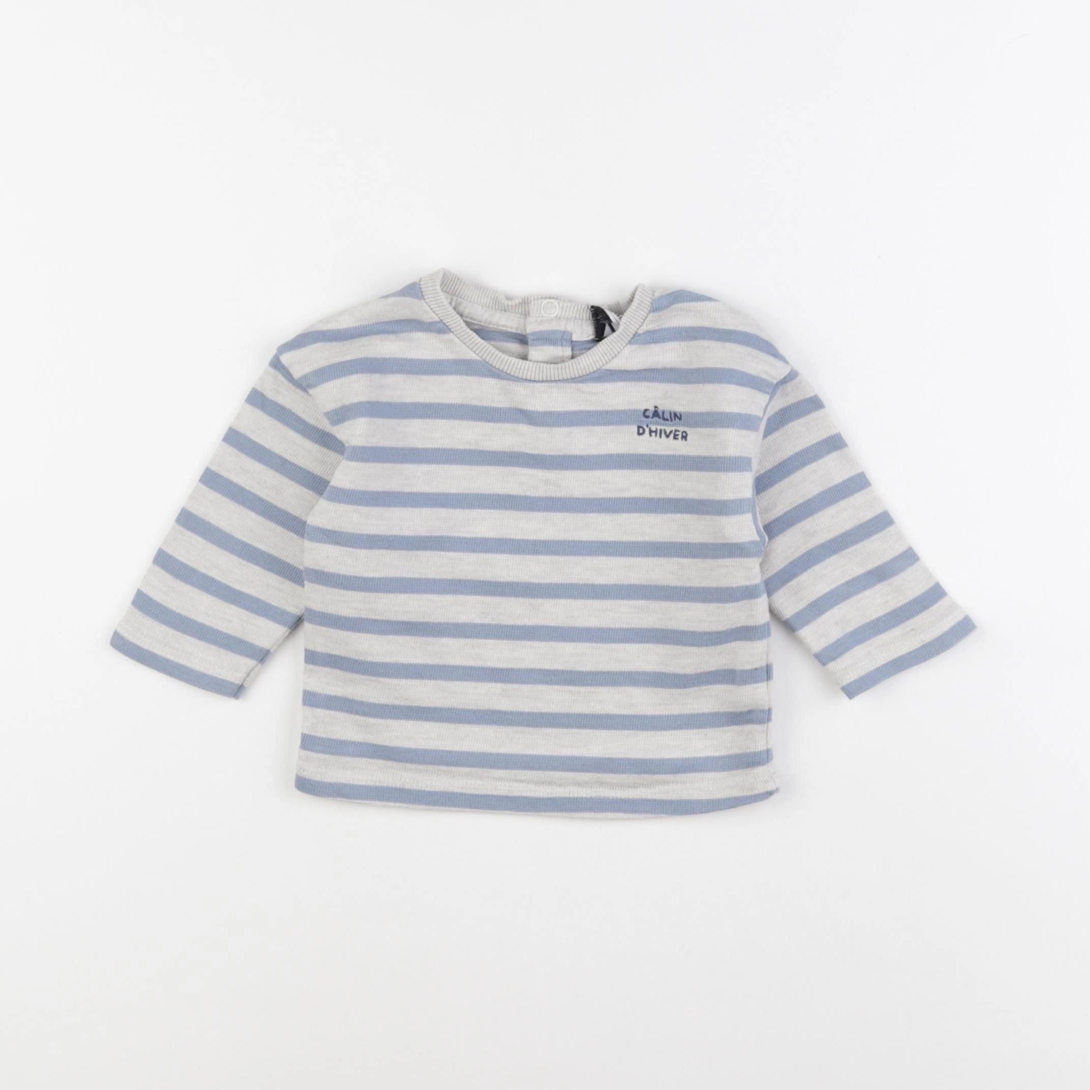 Tape à l'oeil - tee-shirt bleu - 6 mois