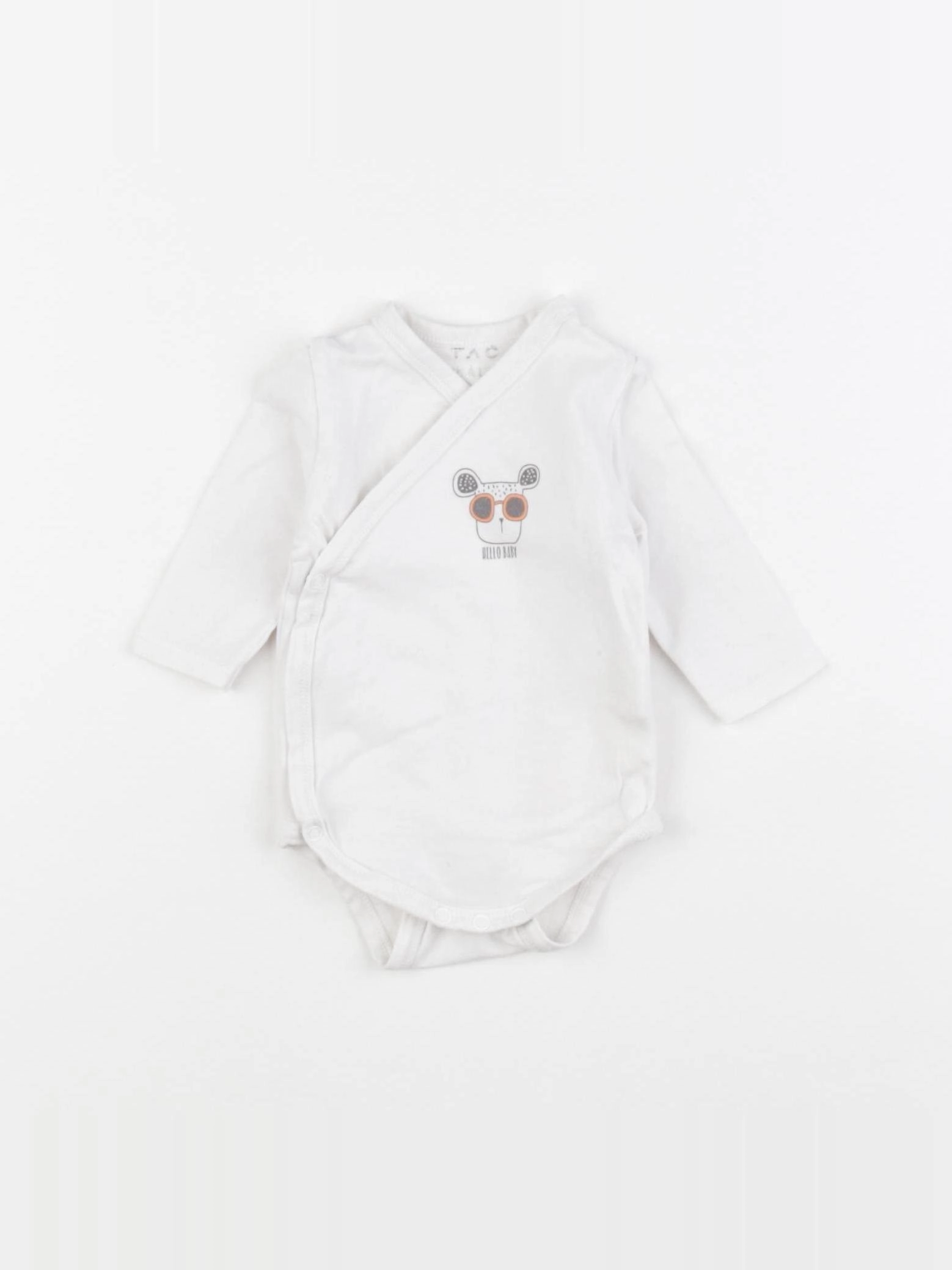 Tape à l'oeil - body beige - 1 mois