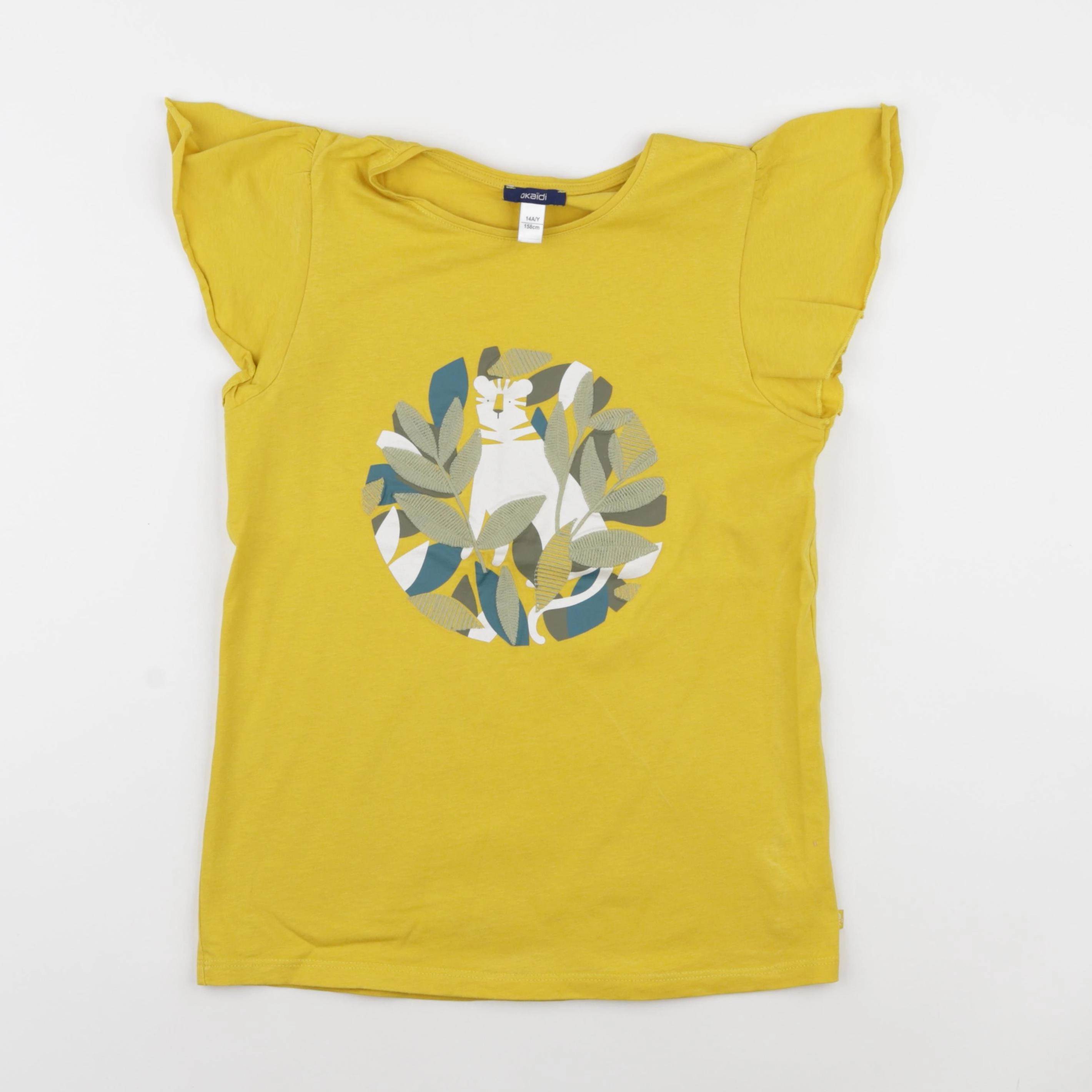 Okaidi - tee-shirt jaune - 14 ans