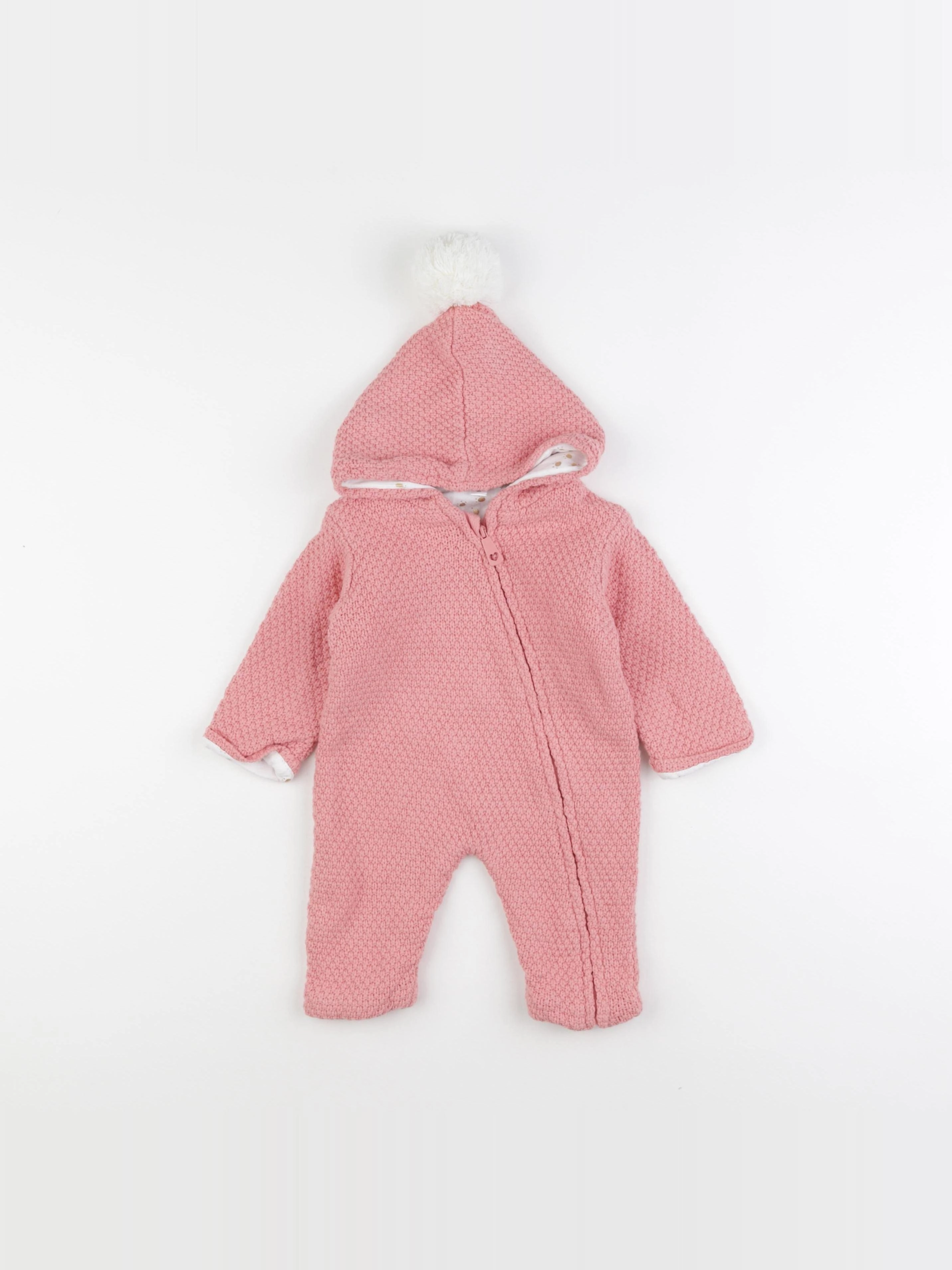 Vertbaudet - sur-pyjama rose - 3 mois