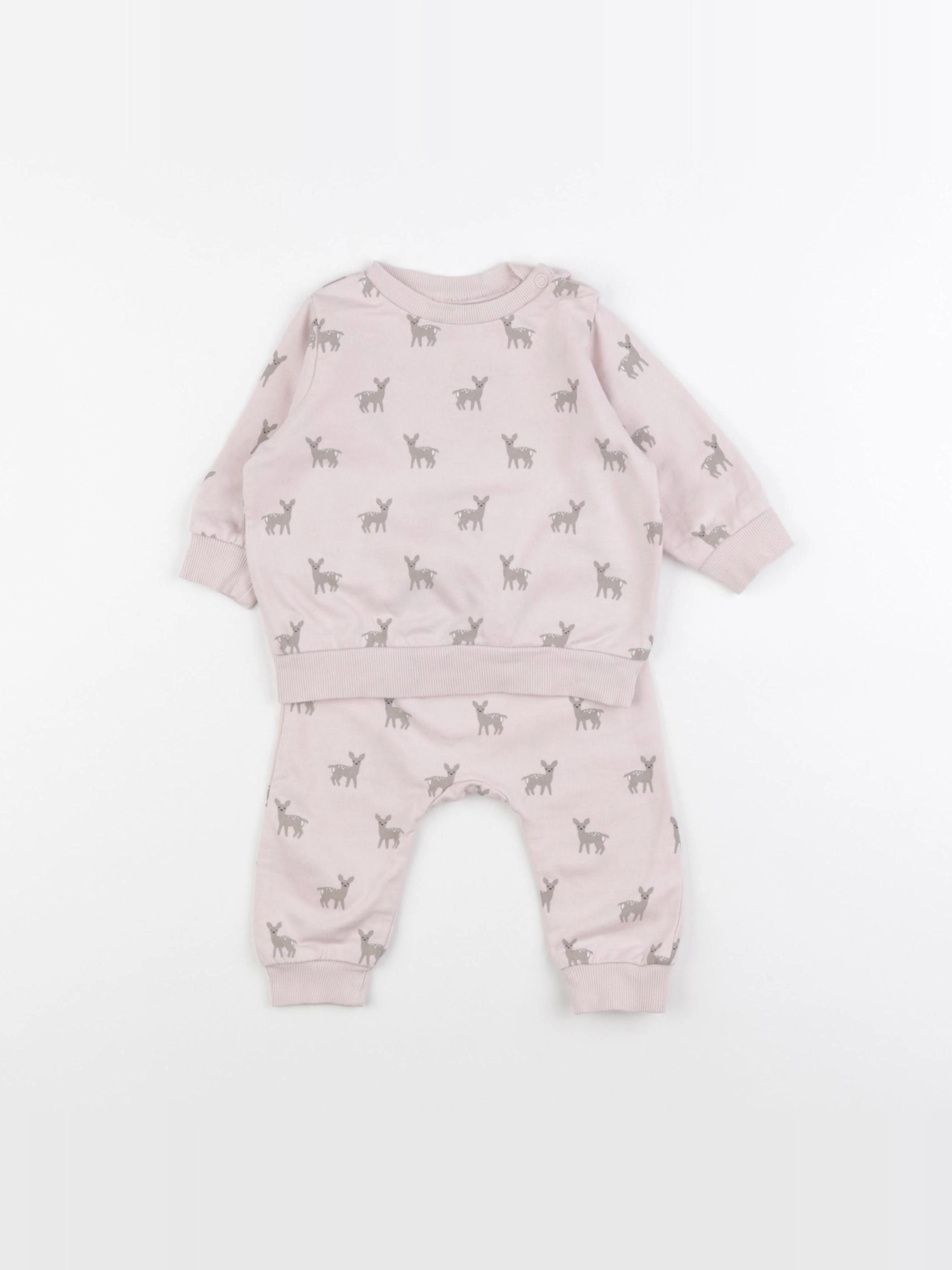 H&M - ensemble rose - 3 mois
