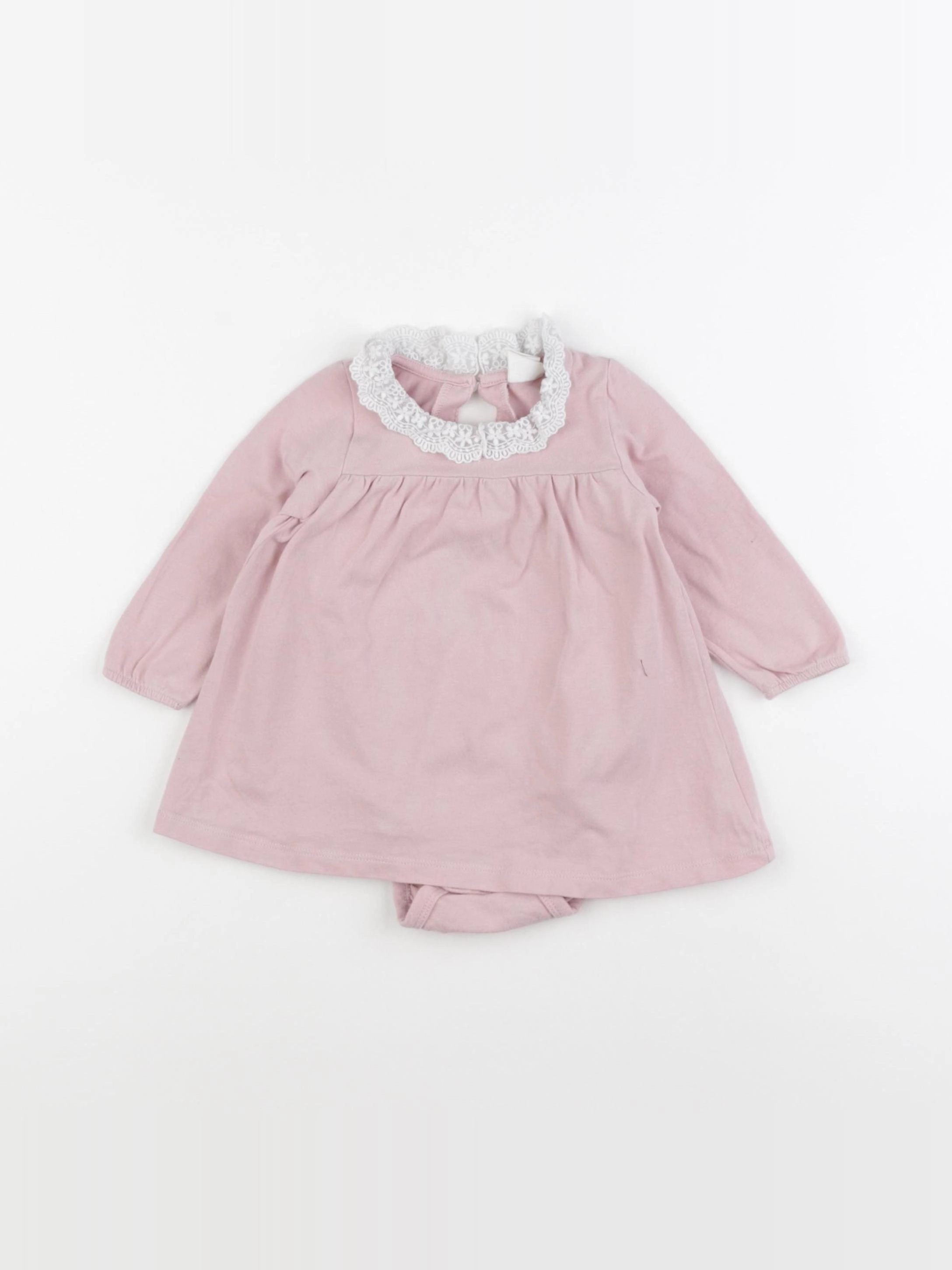 H&M - robe rose - 6 mois