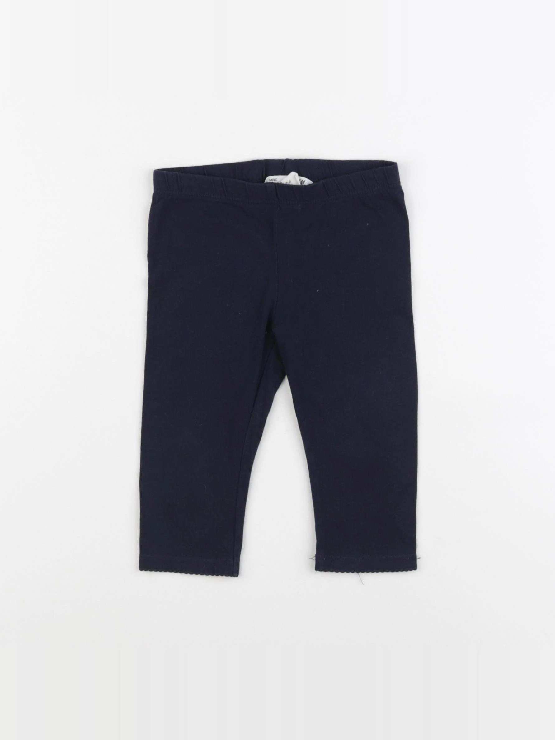 H&M - legging bleu - 2/3 ans
