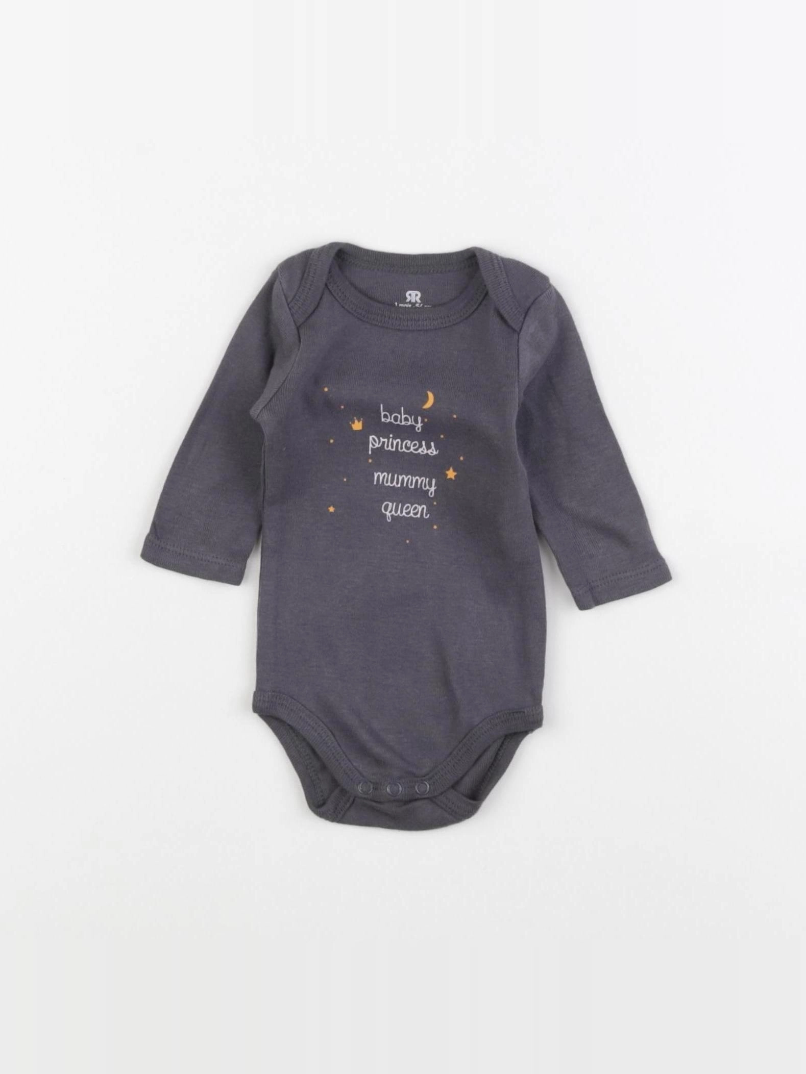 La Redoute - body gris - 1 mois
