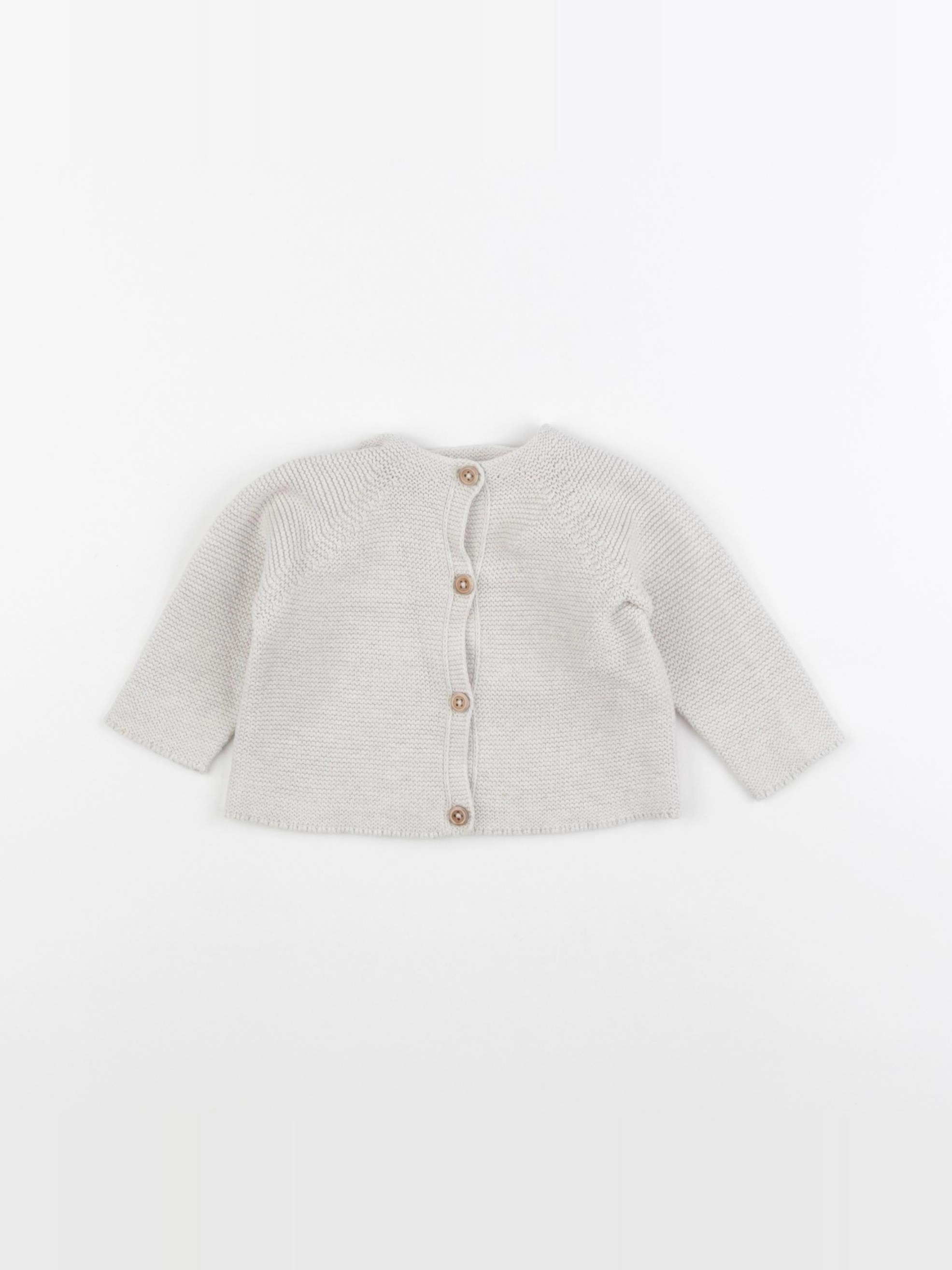 Zara - gilet beige - 3/6 mois