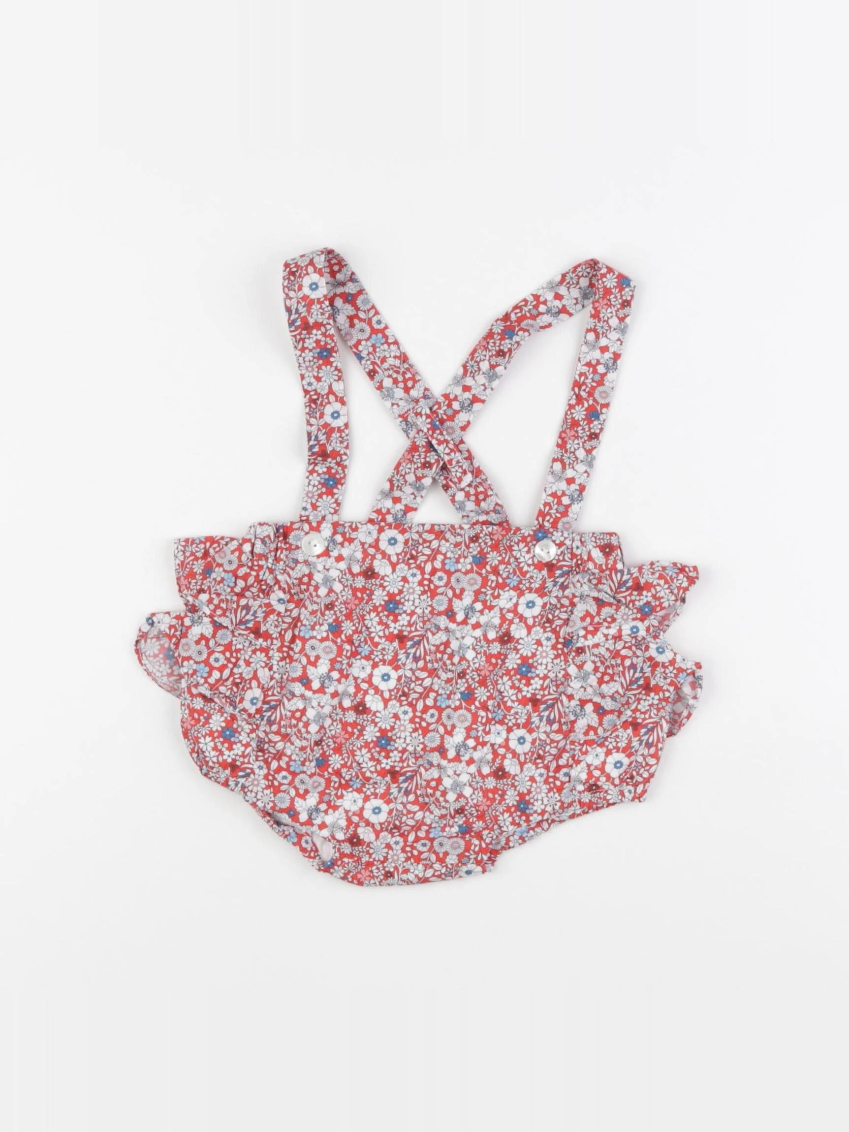 Jacadi - bloomer liberty rouge - 6 mois