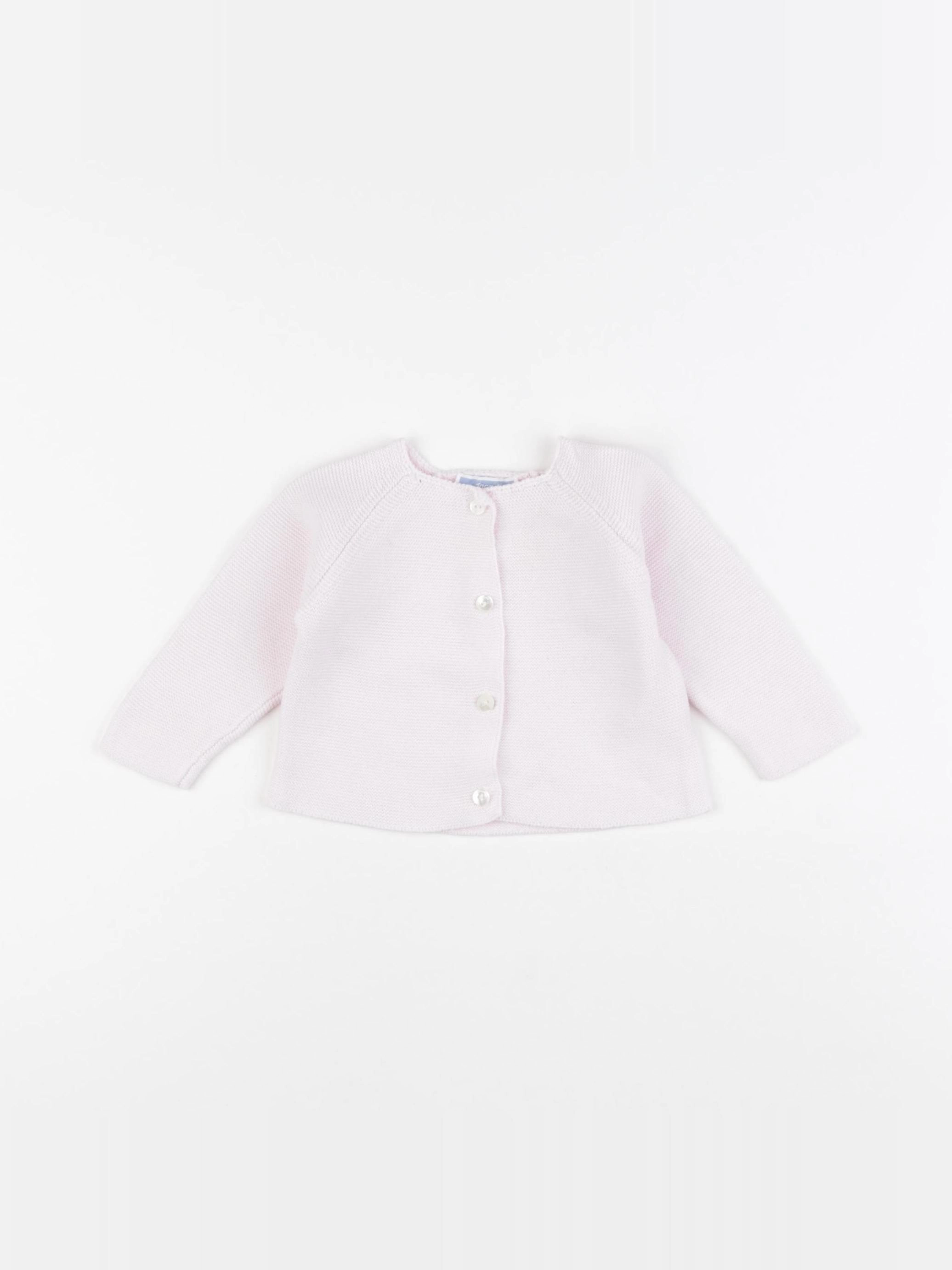 Jacadi - gilet rose - 6 mois