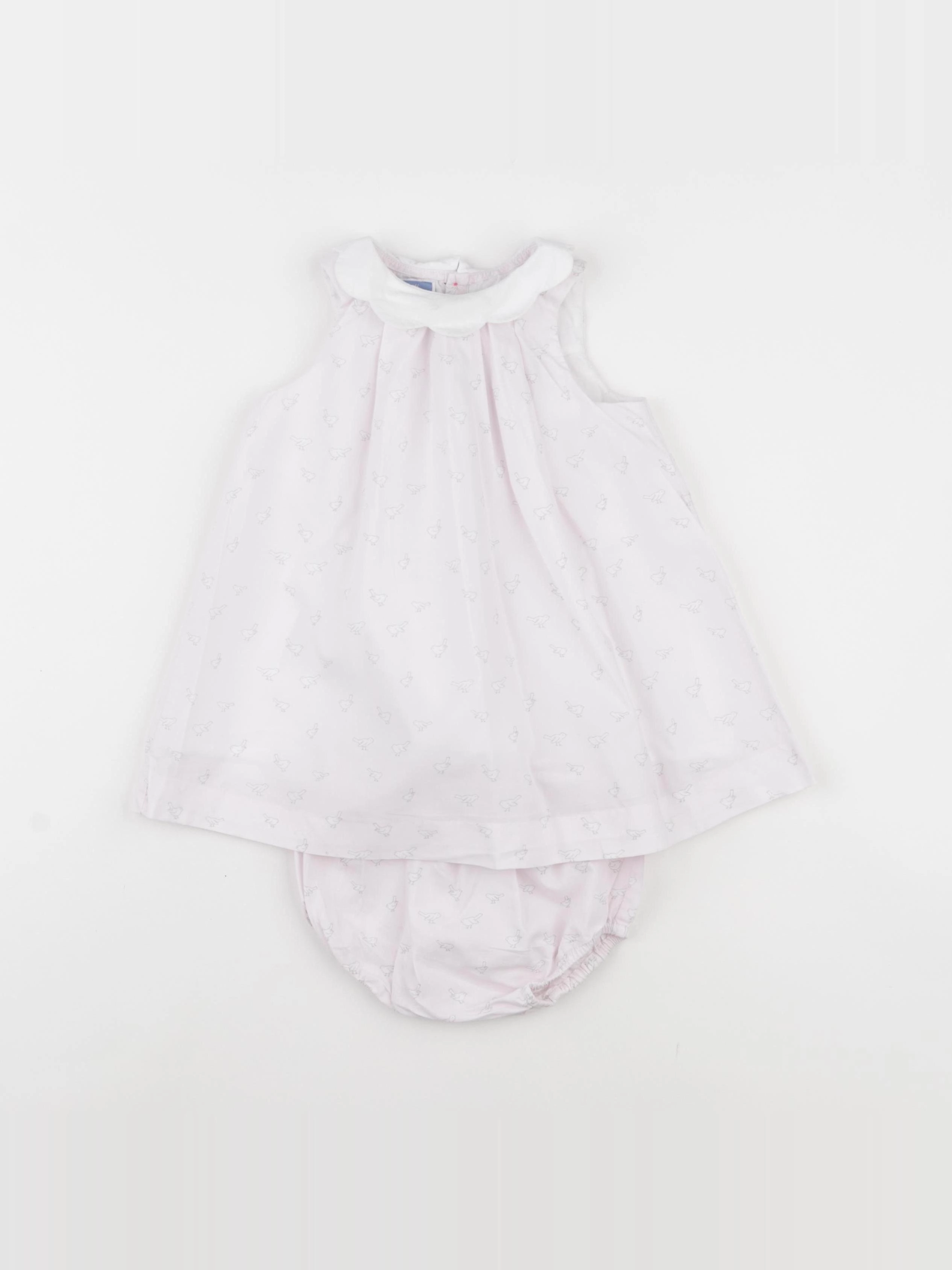 Jacadi - robe rose - 12 mois