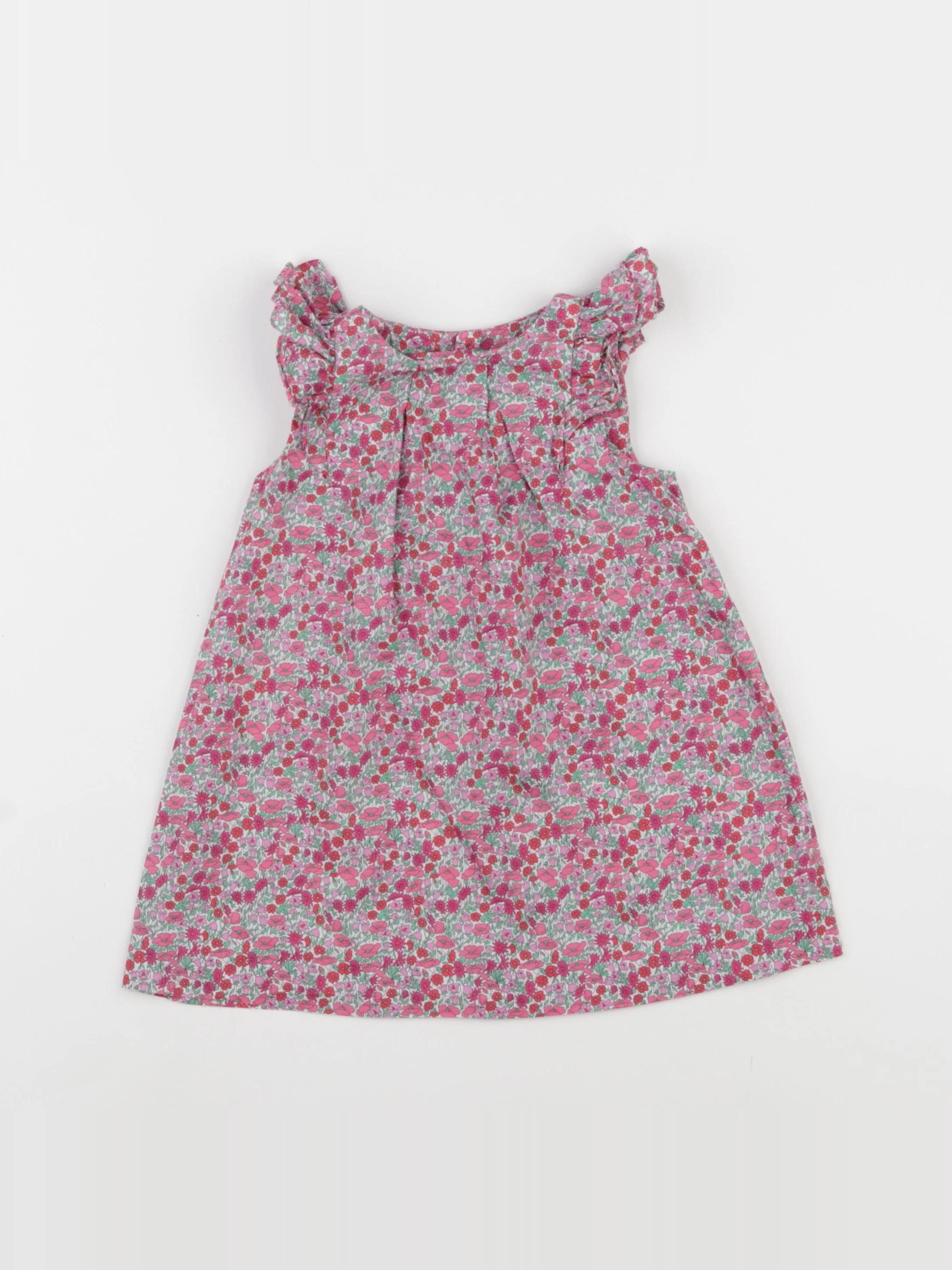 Jacadi - robe liberty multicolore - 12 mois