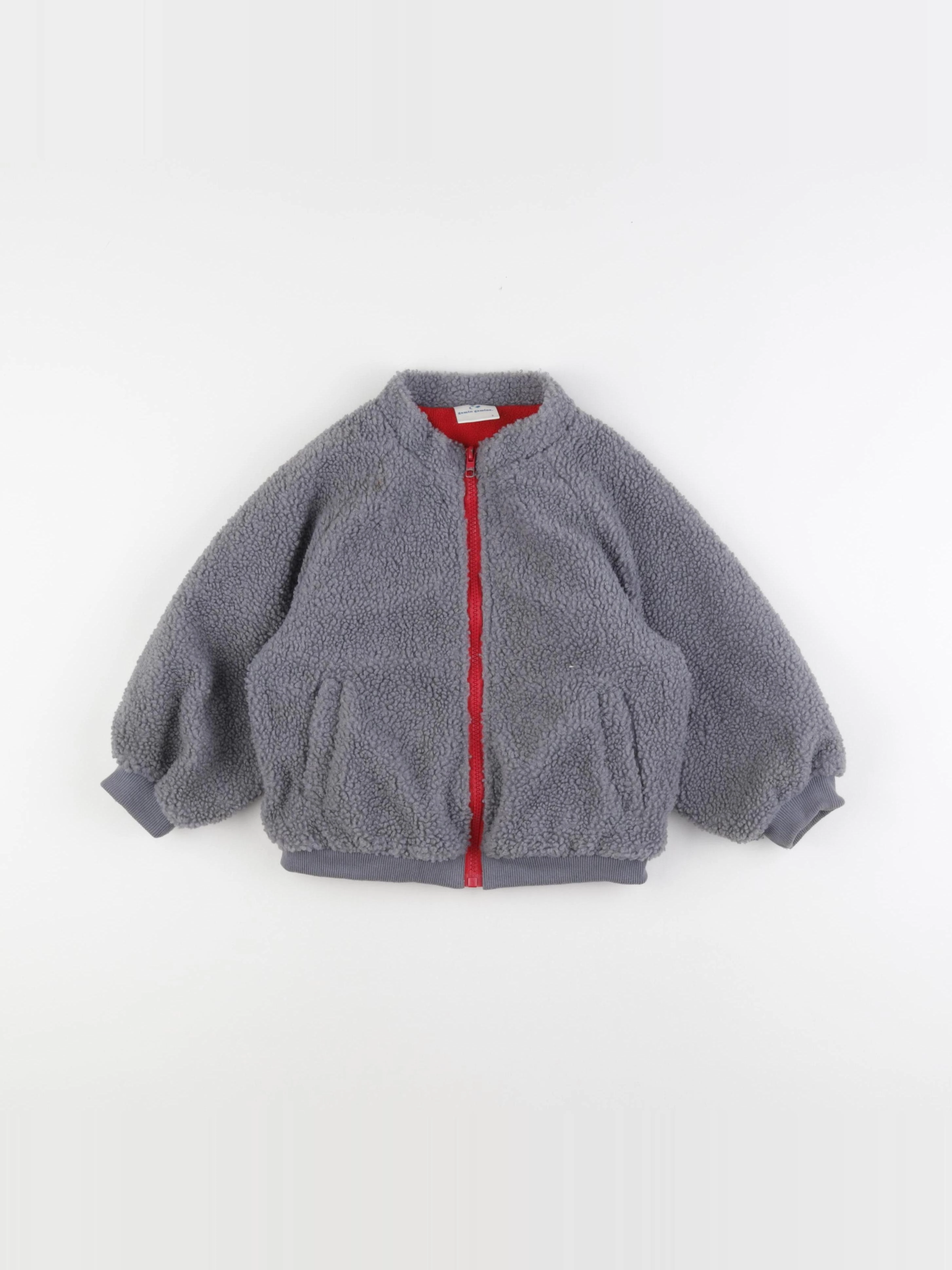 Gamin gamine - veste gris - 2 ans