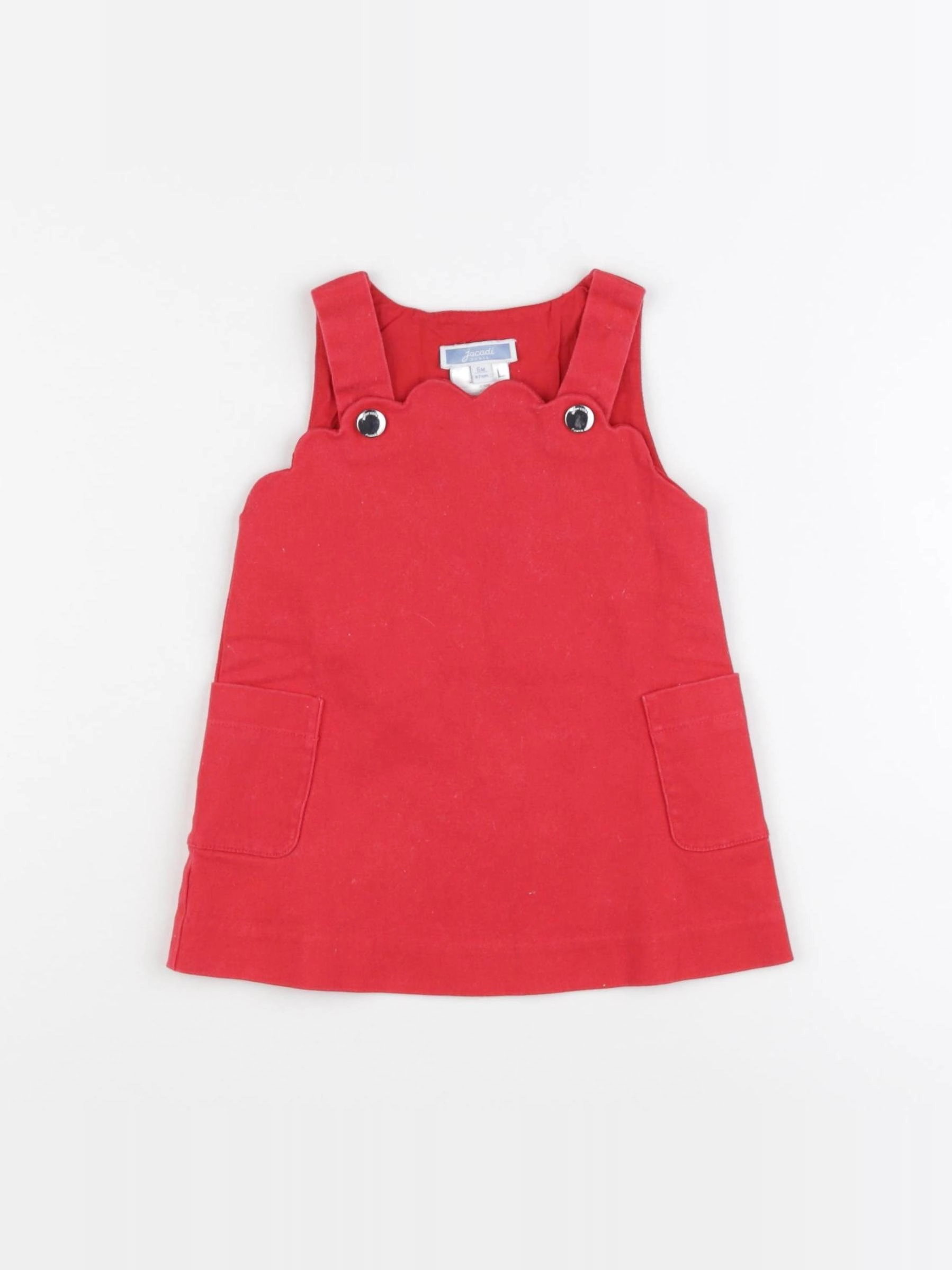 Jacadi - robe rouge - 6 mois