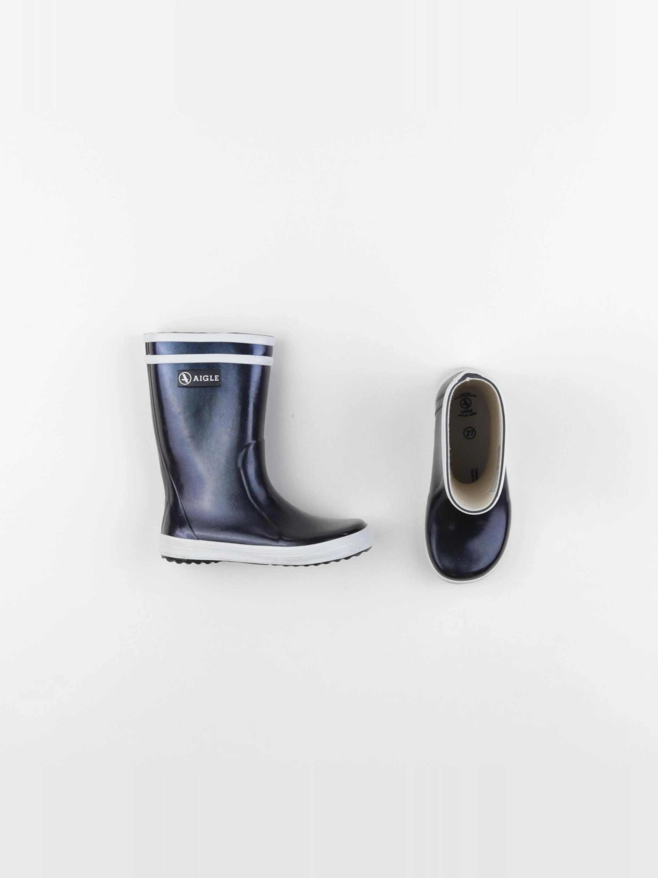 Aigle - bottes bleu - pointure 27