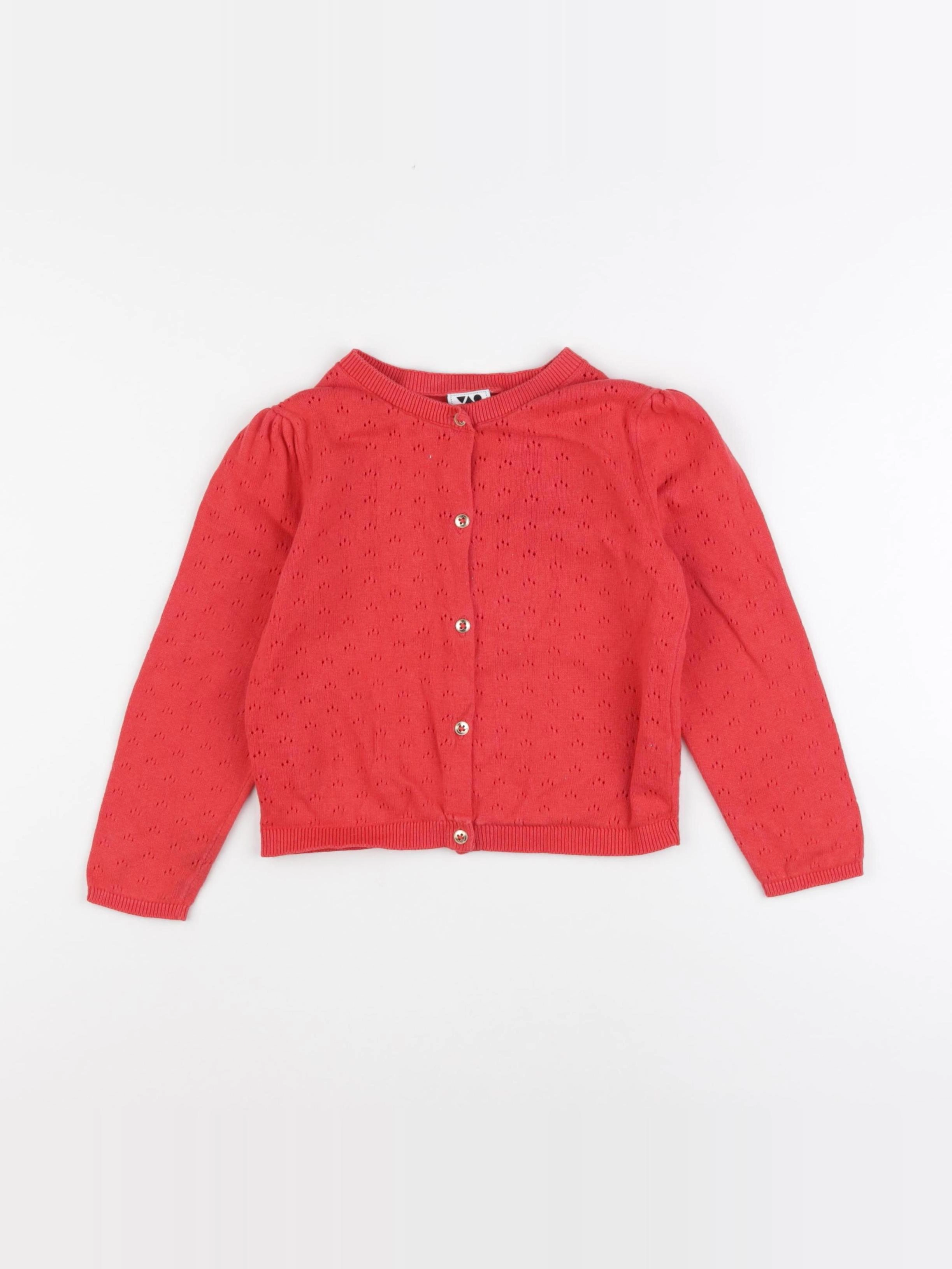 Tape à l'oeil - gilet rouge - 5 ans