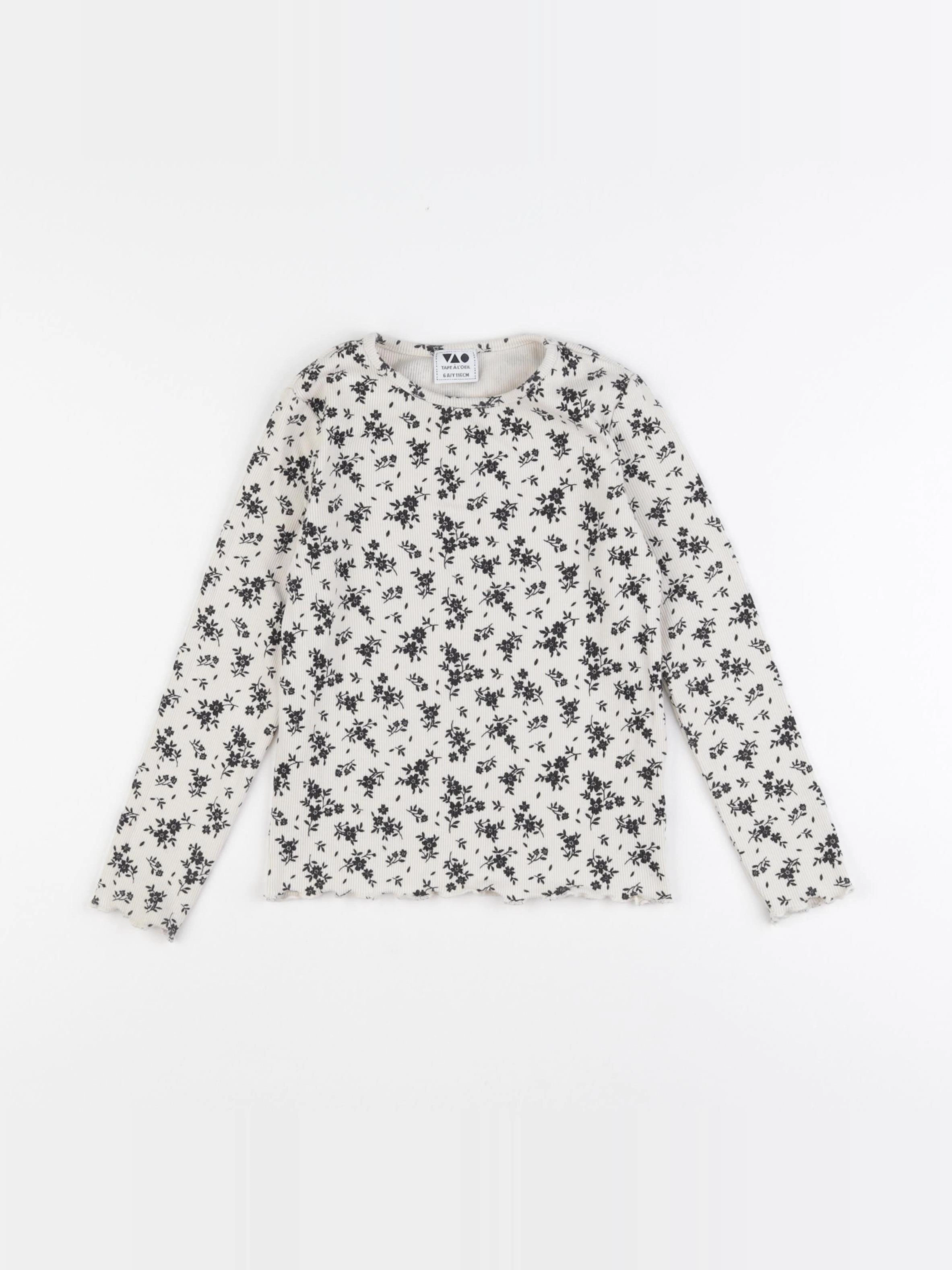 Tape à l'oeil - tee-shirt beige, noir - 6 ans