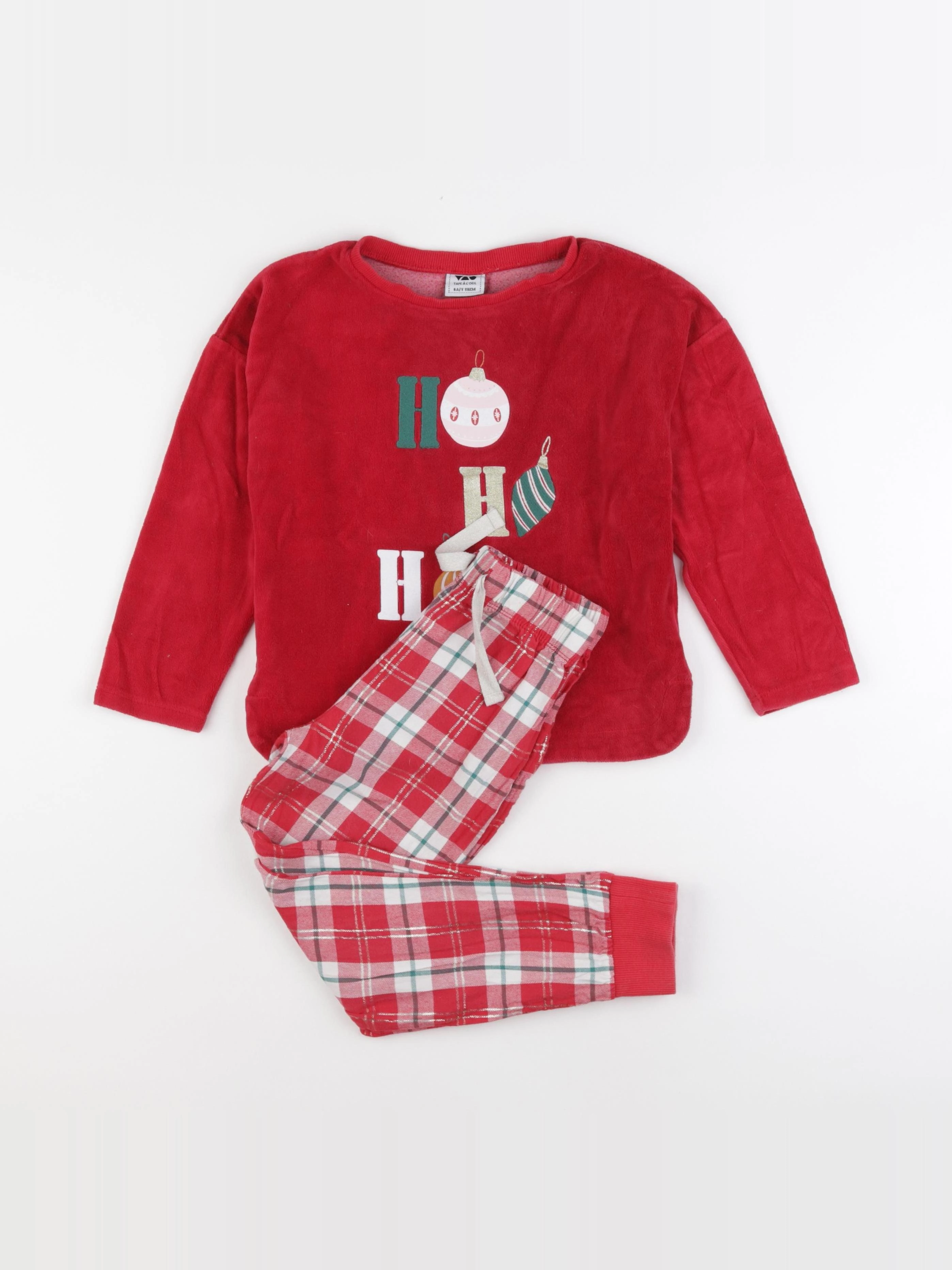 Tape à l'oeil - pyjama rouge - 5 ans