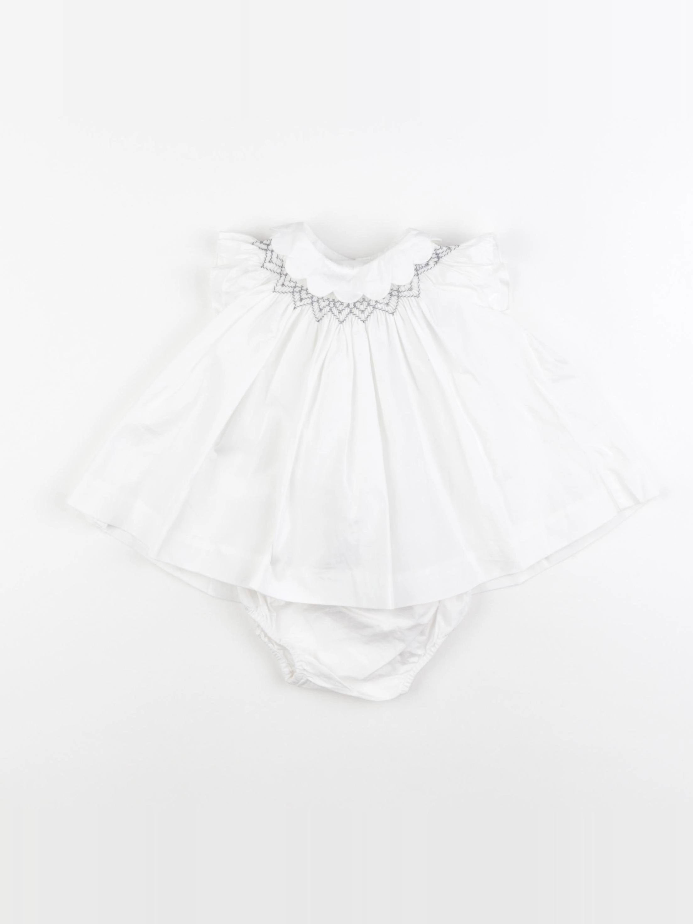Jacadi - robe blanc - 3 mois