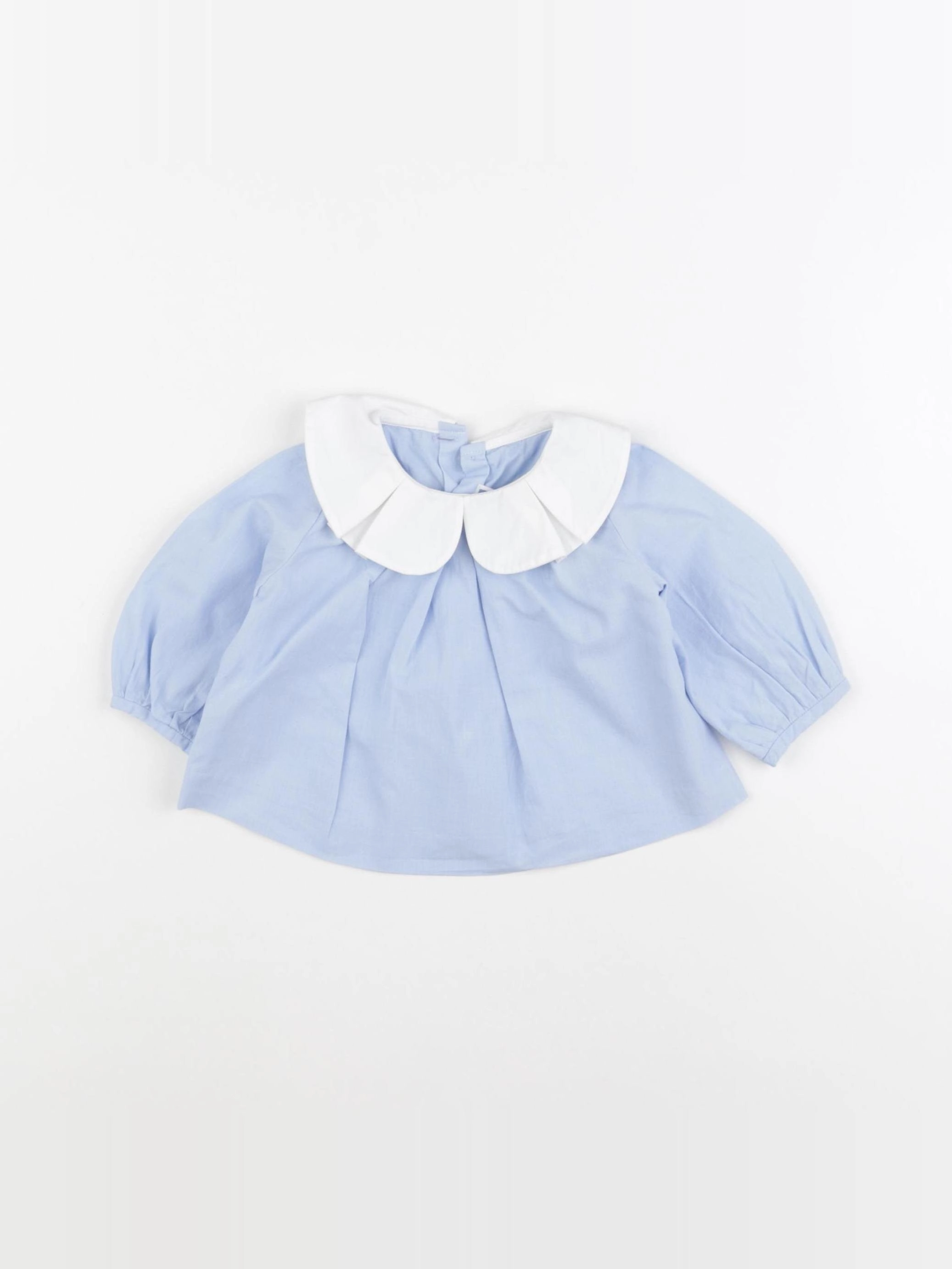 Jacadi - blouse bleu - 6 mois