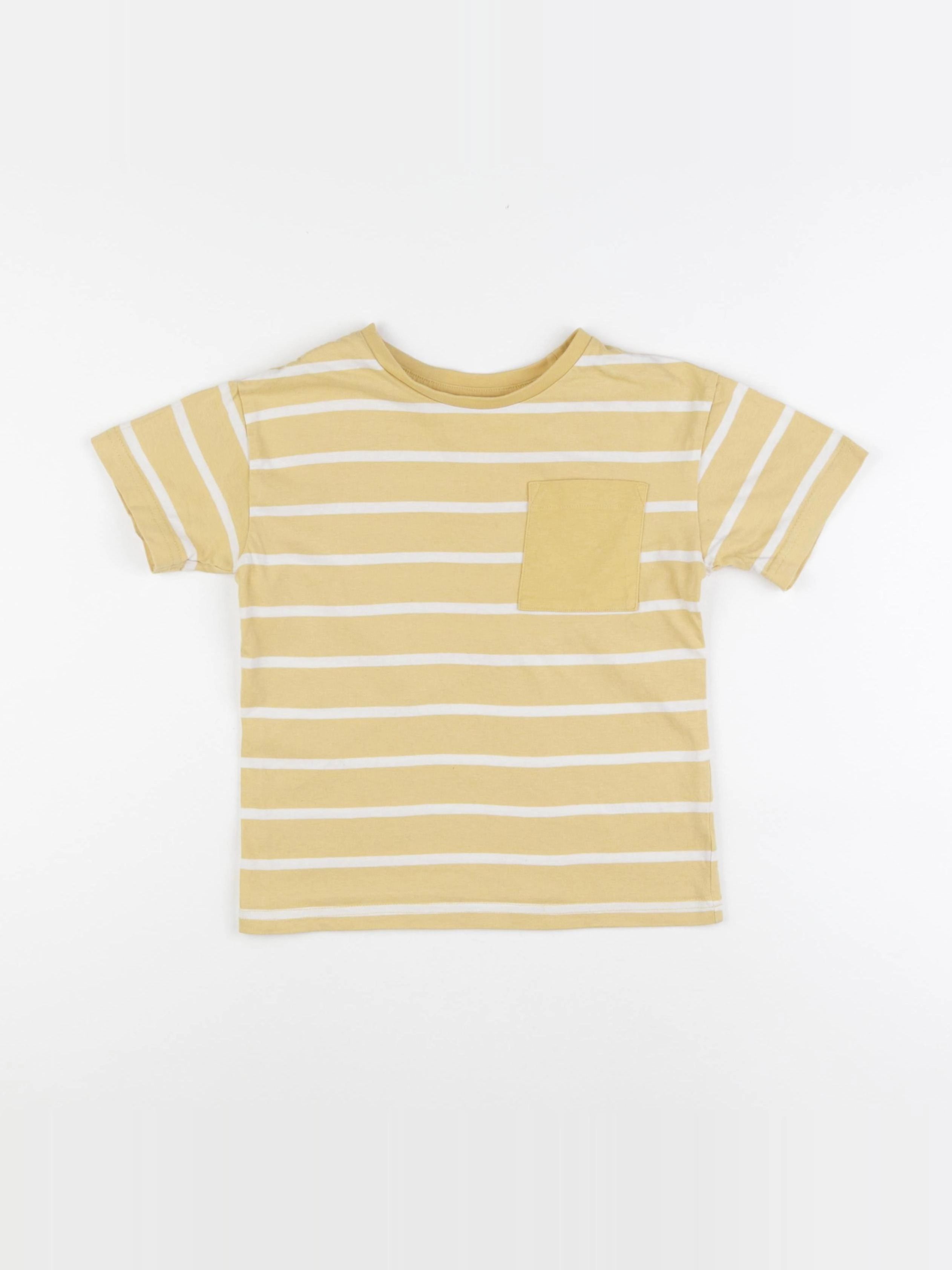 Vertbaudet - tee-shirt jaune - 6 ans