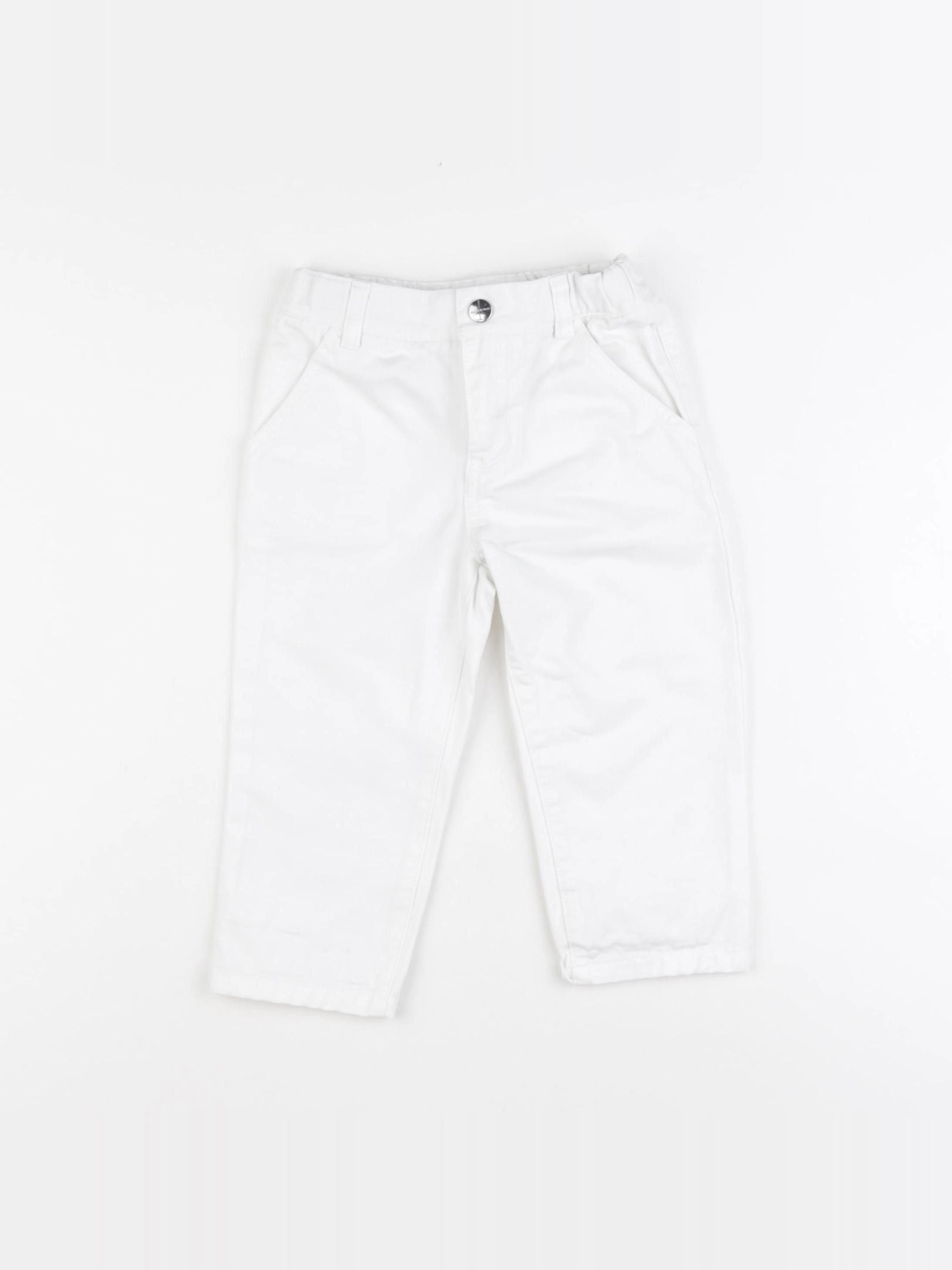 Jacadi - pantalon blanc - 24 mois