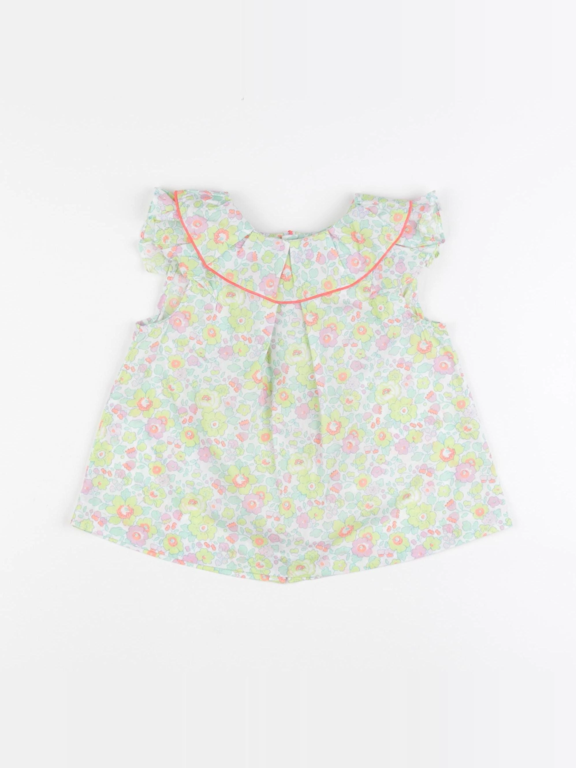 Jacadi - blouse liberty multicolore - 36 mois