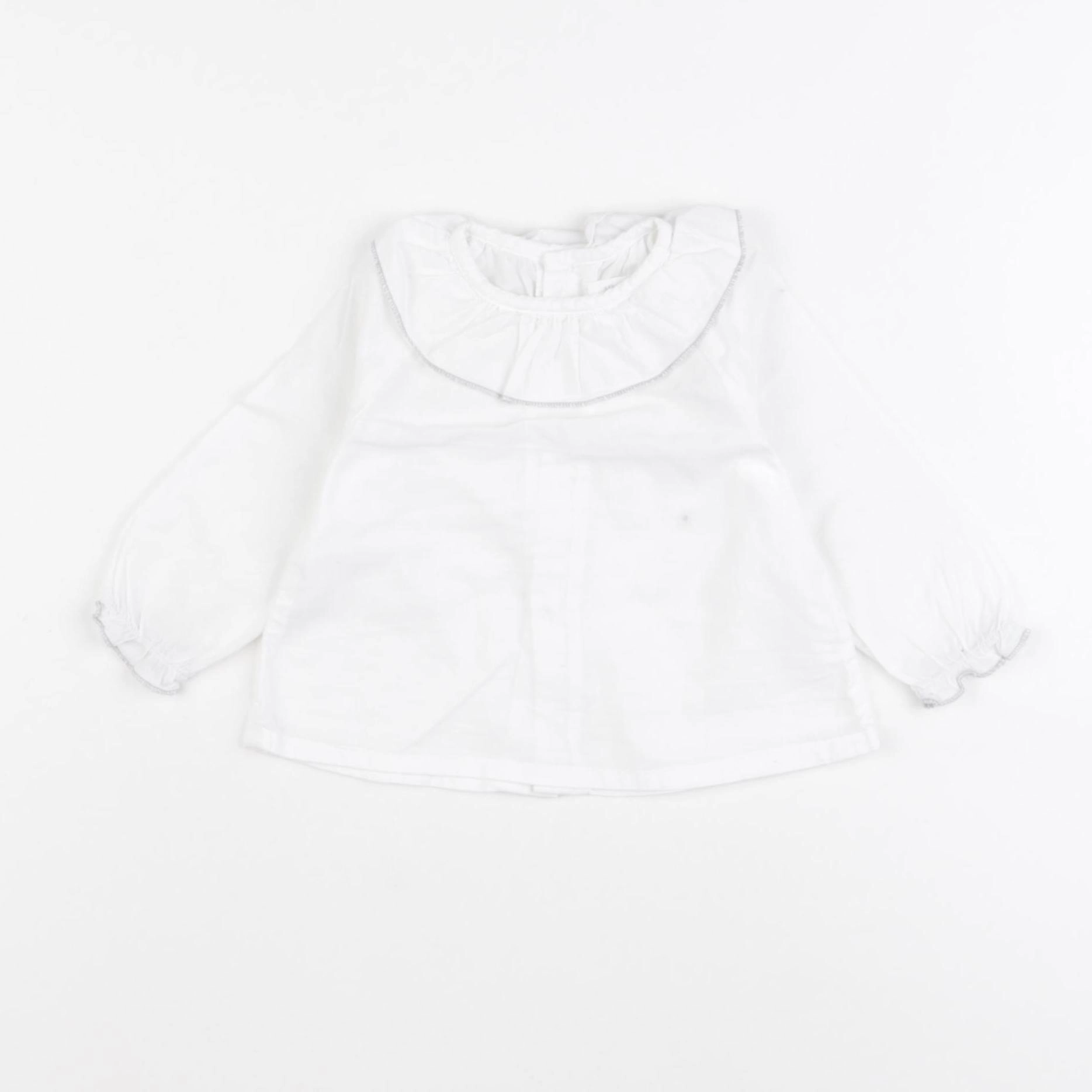 Mango - blouse blanc - 1/3 mois