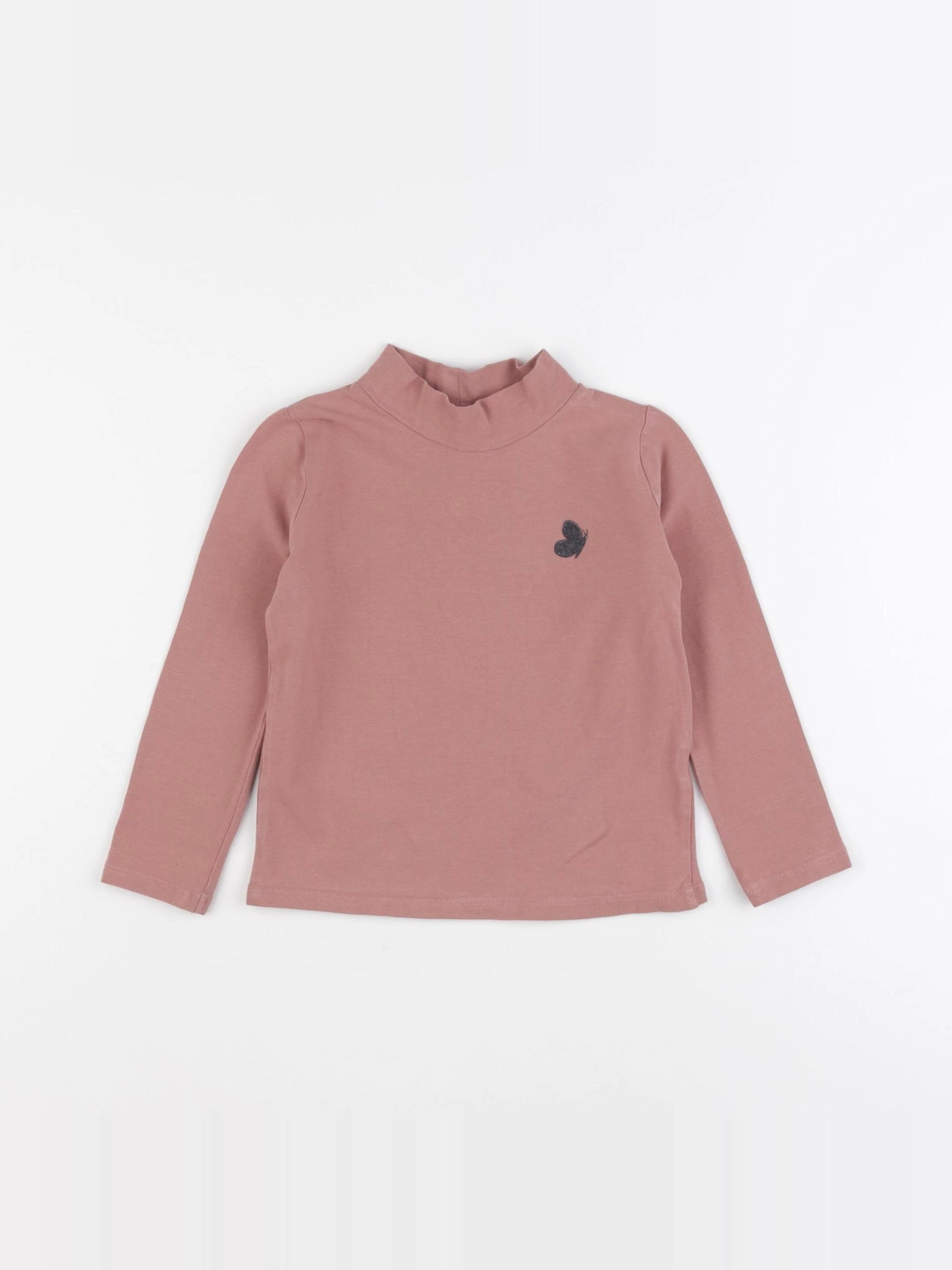Vertbaudet - sous-pull rose - 3 ans