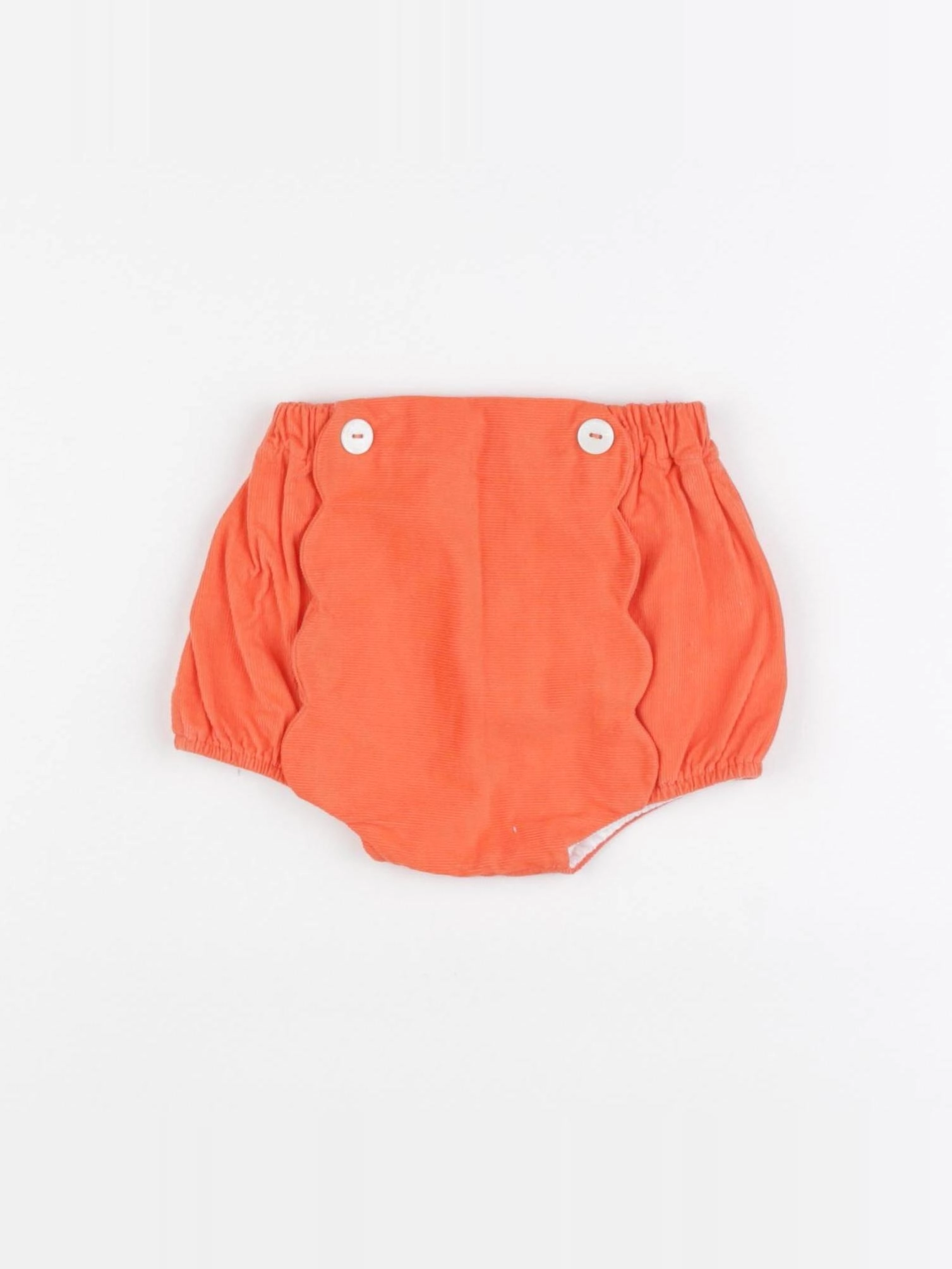 Jacadi - bloomer doublé orange - 6 mois