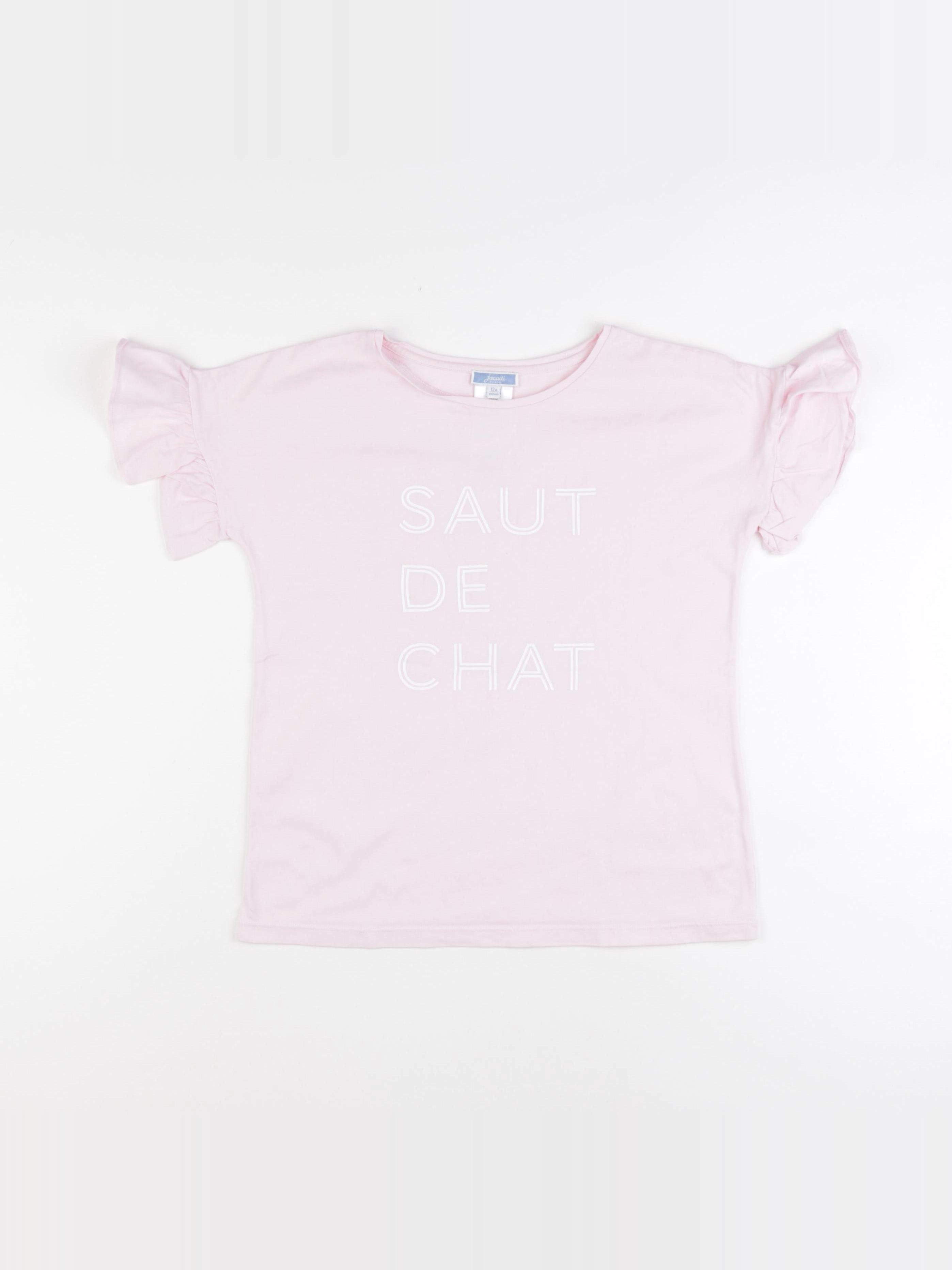 Jacadi - tee-shirt rose - 12 ans