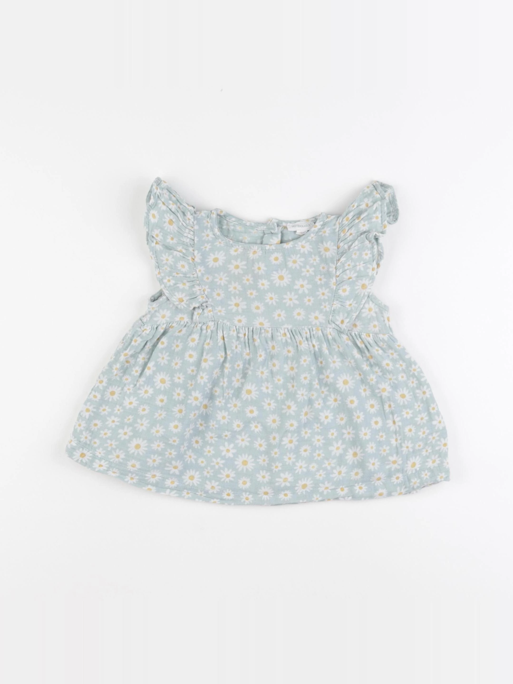 Vertbaudet - robe bleu - 24 mois