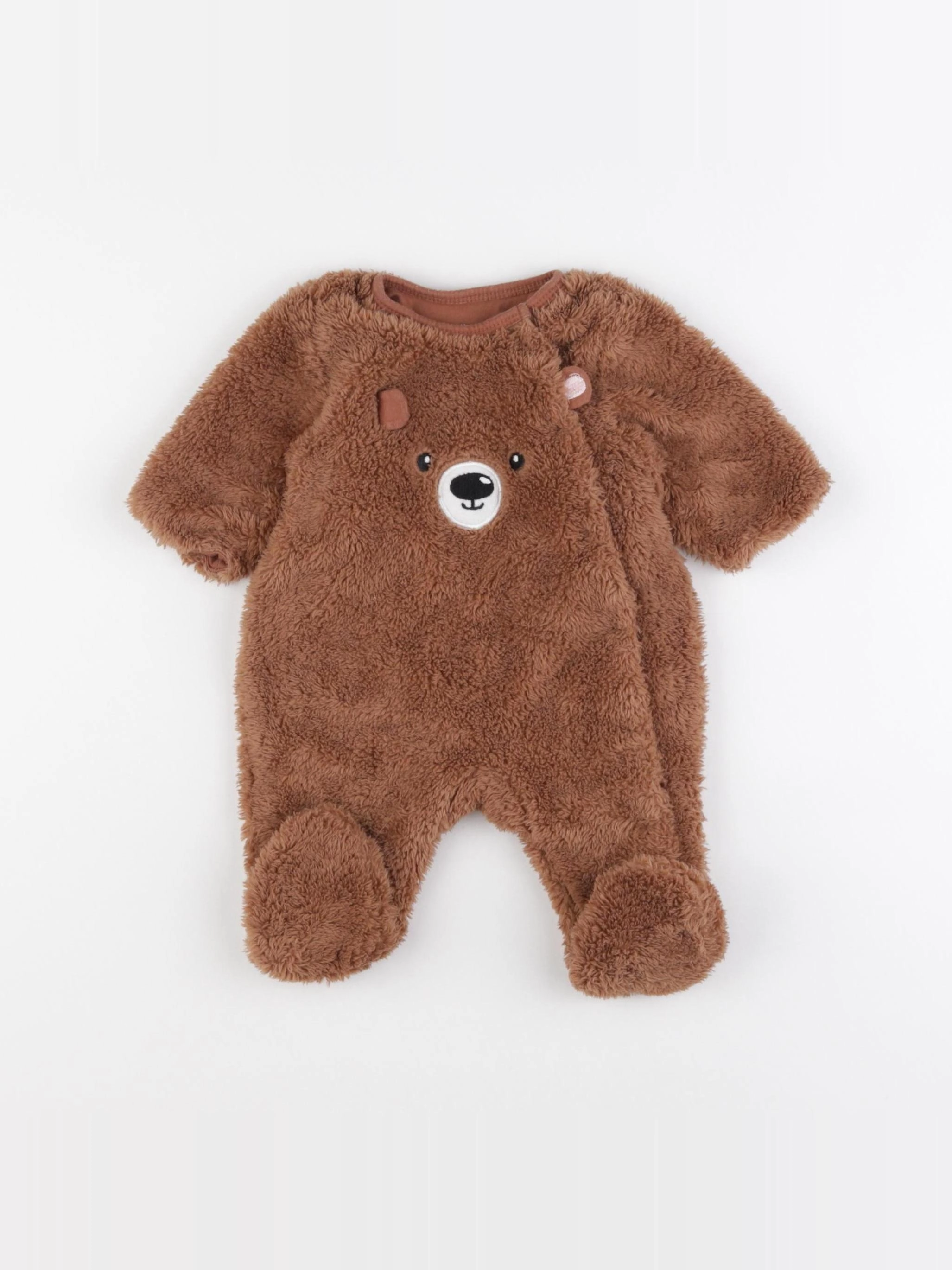 Vertbaudet - combinaison marron - 1 mois