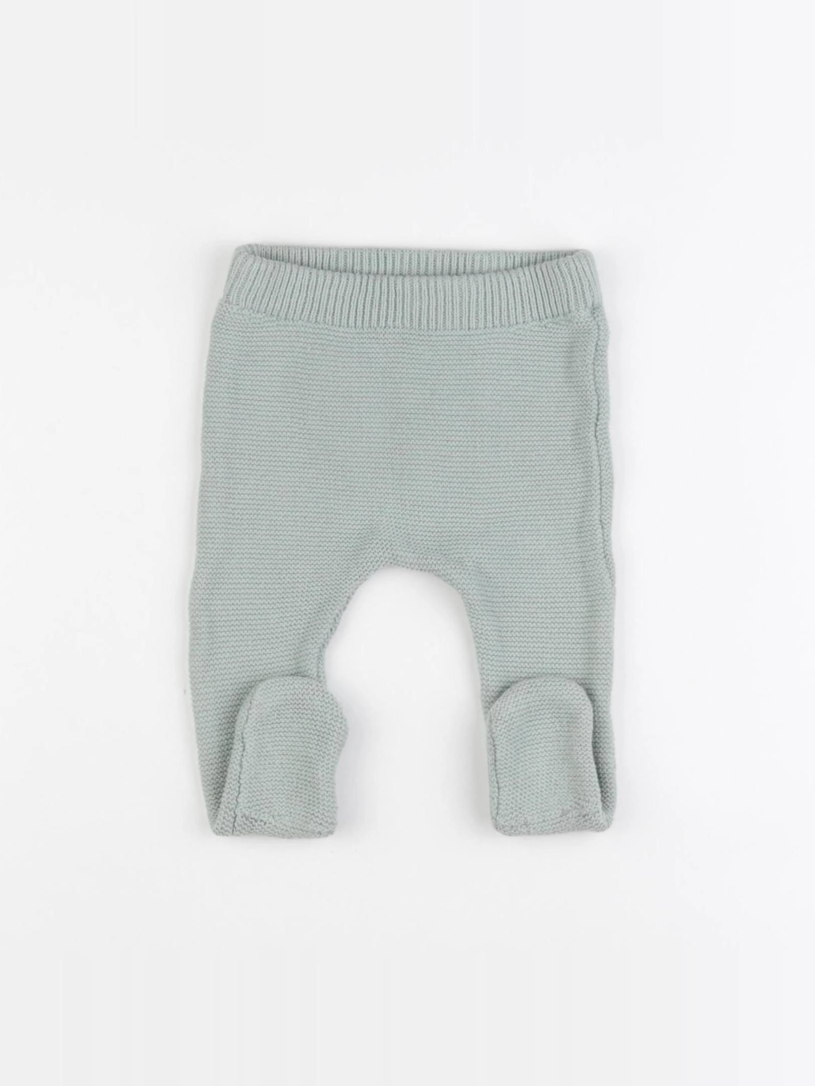 Vertbaudet - pantalon vert - 6 mois