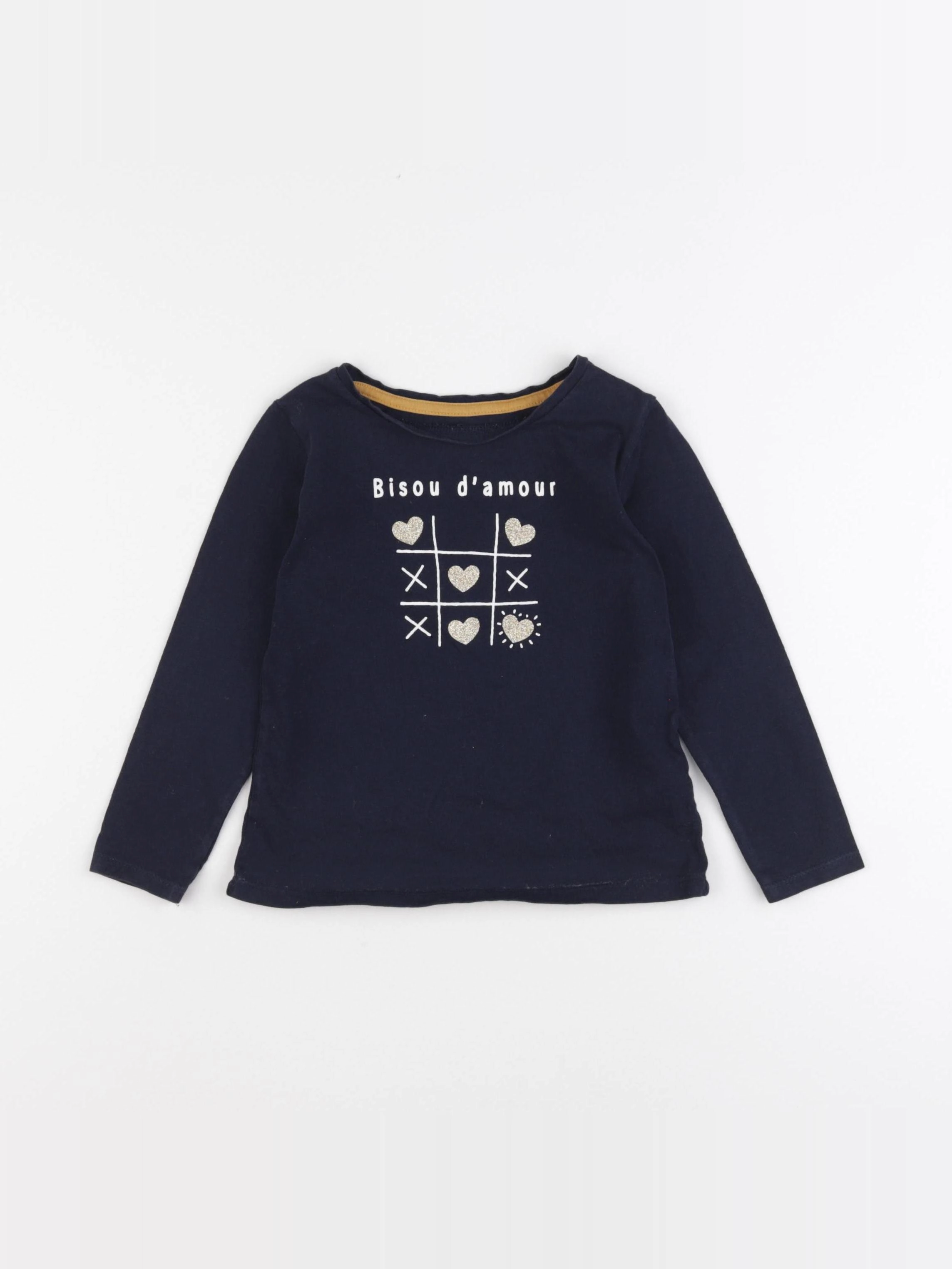 Vertbaudet - tee-shirt bleu - 4 ans