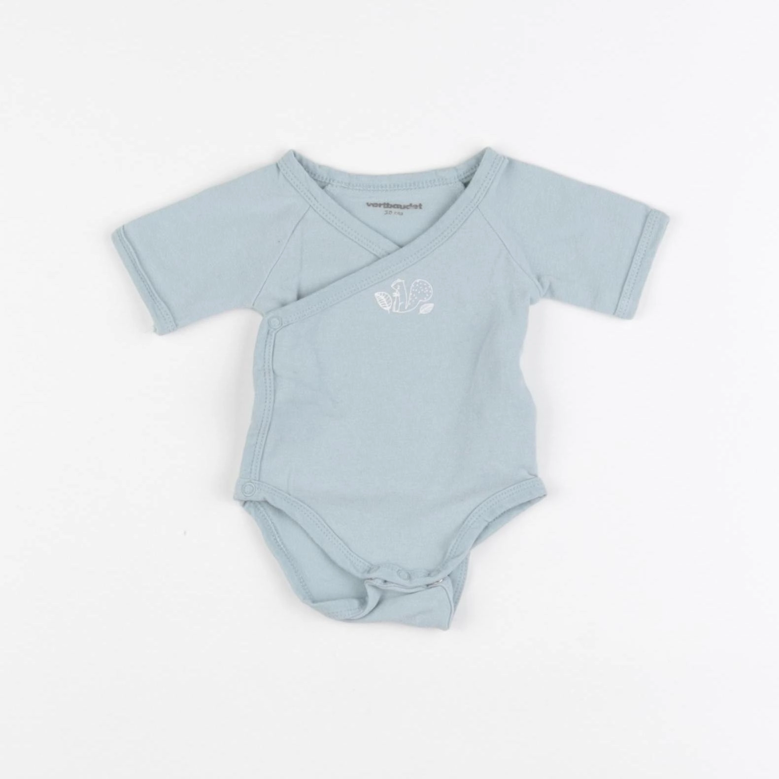 Vertbaudet - body bleu - 0 mois