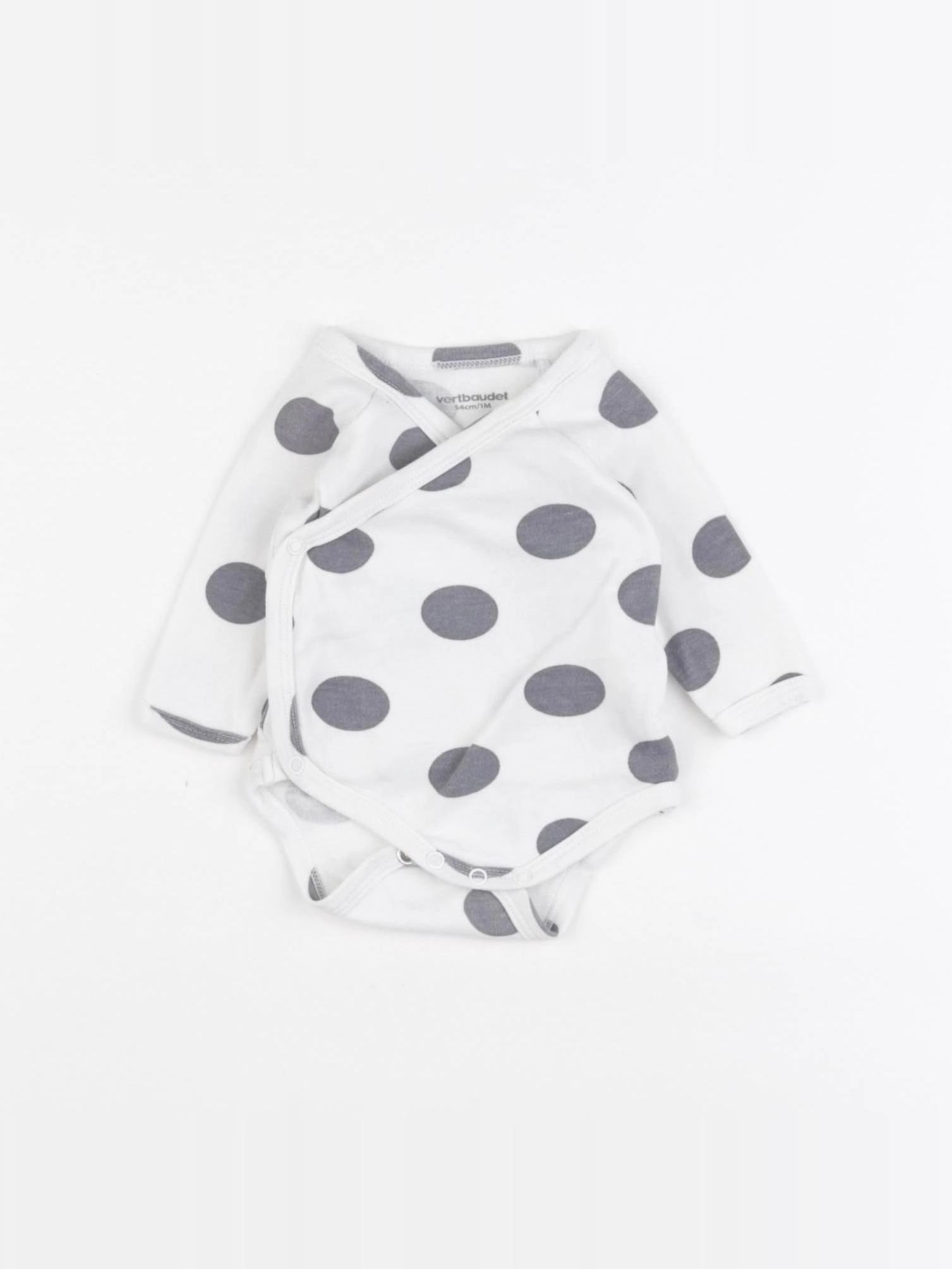 Vertbaudet - body blanc - 1 mois