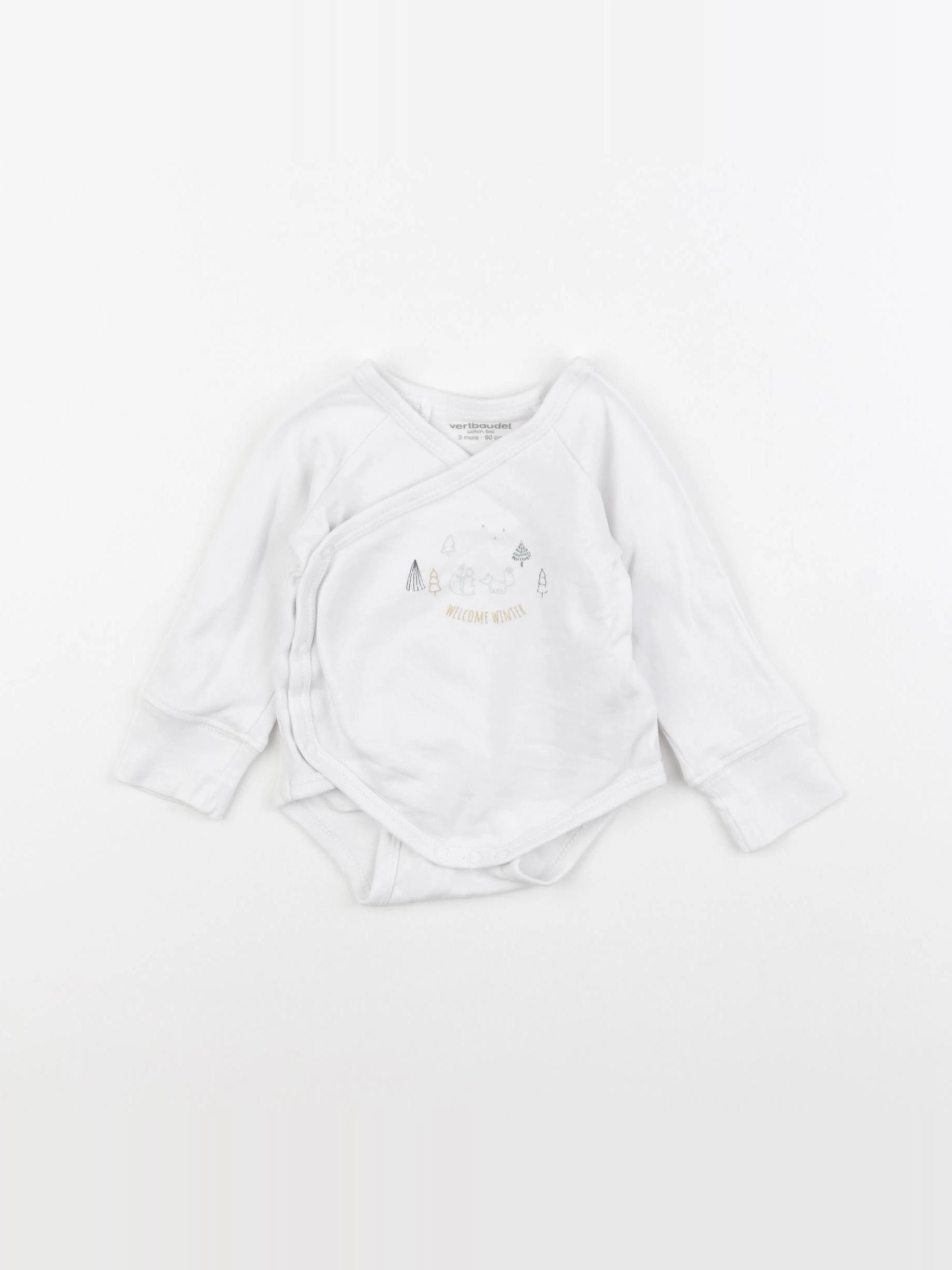 Vertbaudet - body multicolore - 3 mois