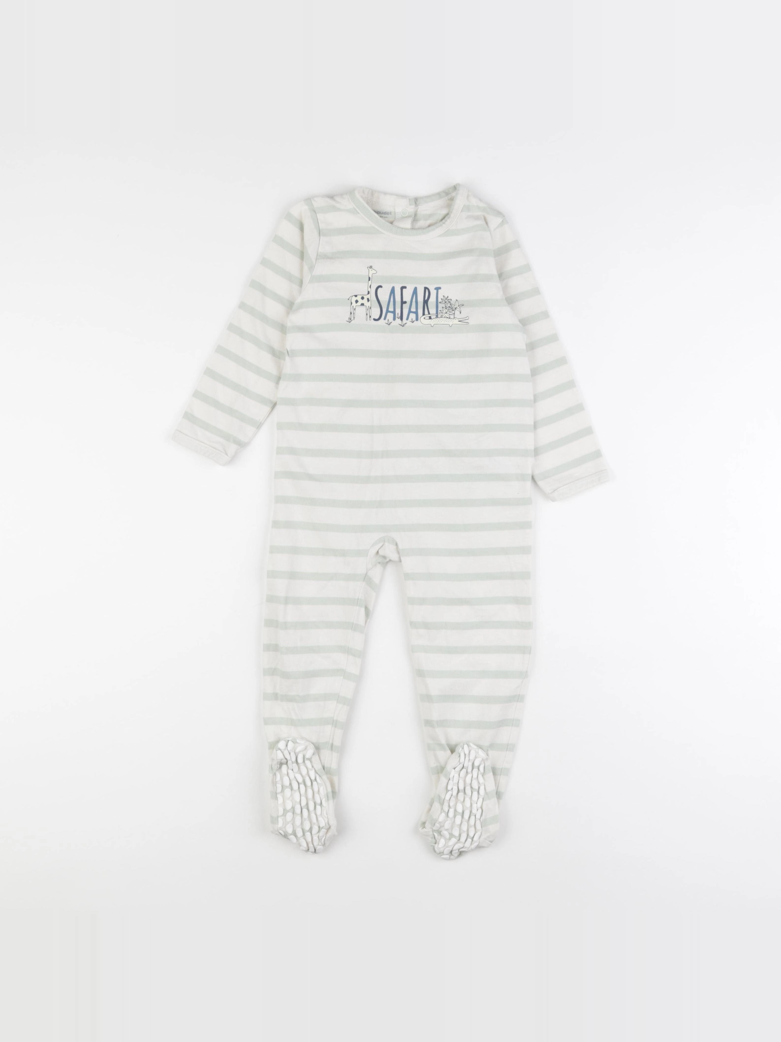 Vertbaudet - pyjama coton blanc - 36 mois