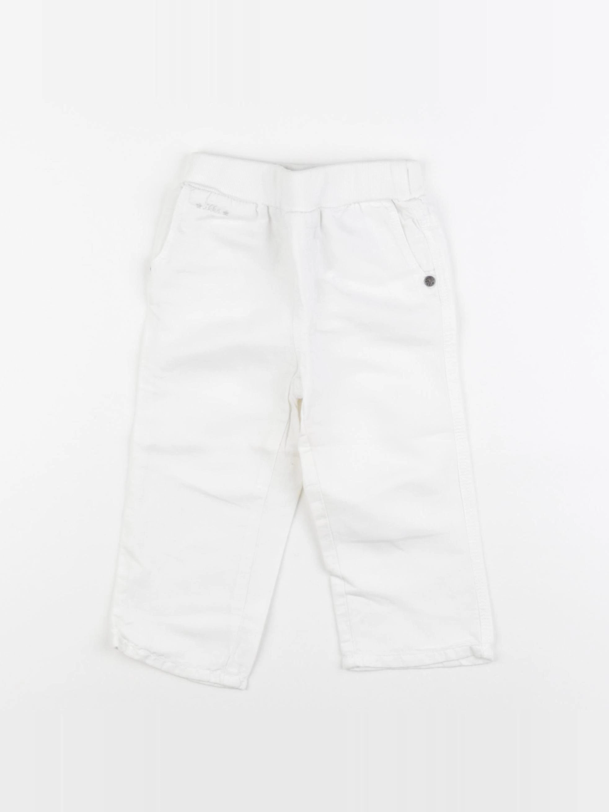 IKKS - pantalon blanc - 18 mois
