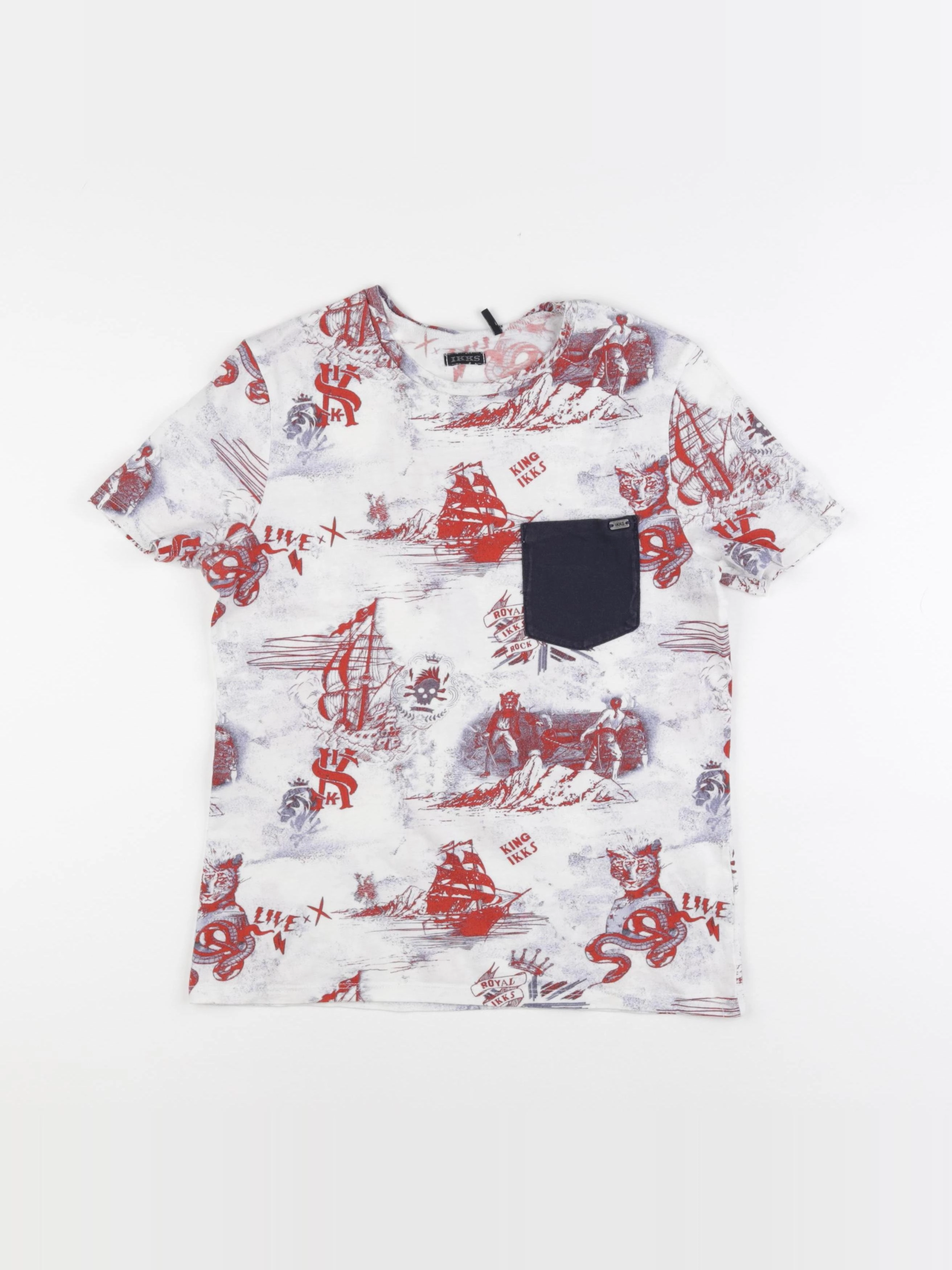 IKKS - tee-shirt multicolore - 12 ans