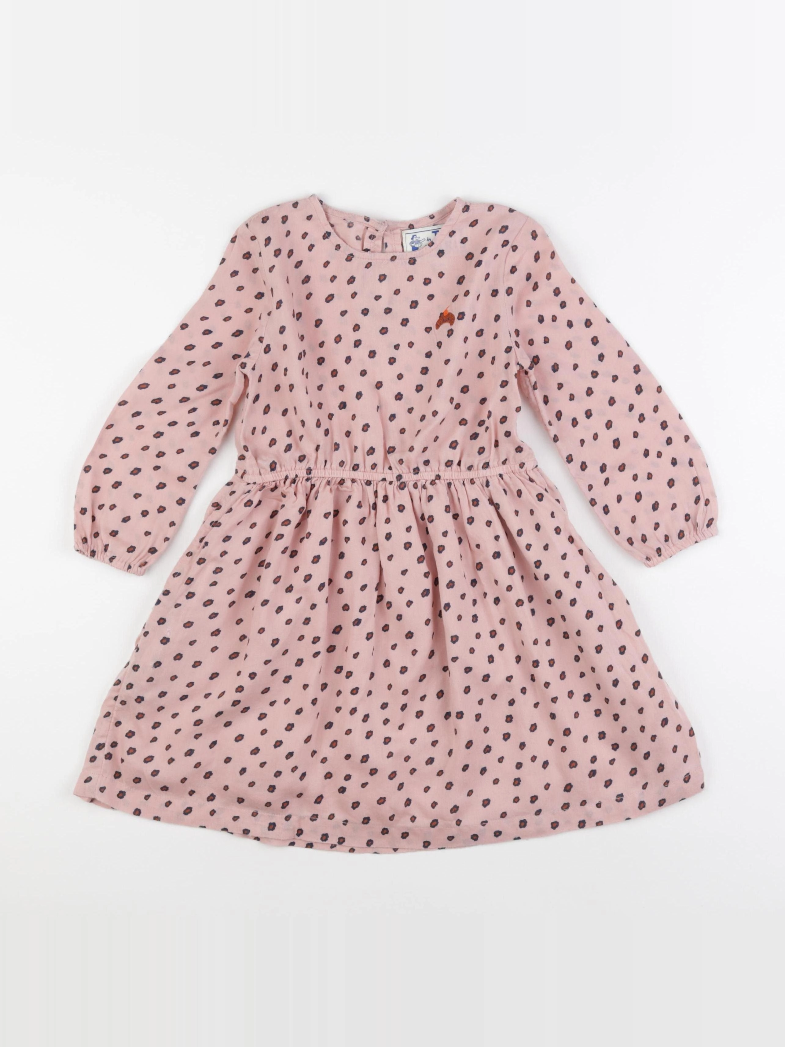 Tiny Cottons - robe rose - 3/4 ans