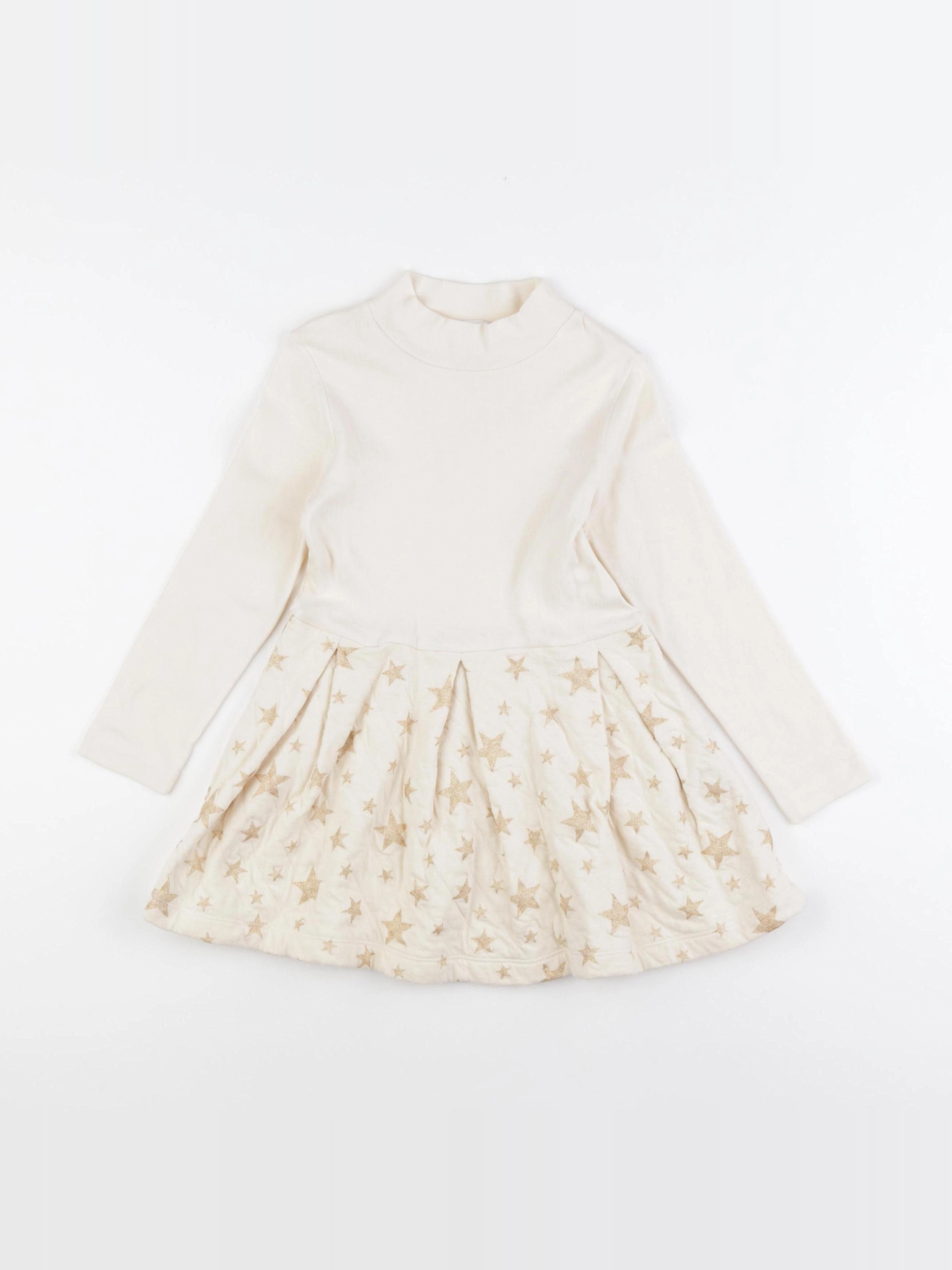 Petit Bateau - robe beige - 4 ans