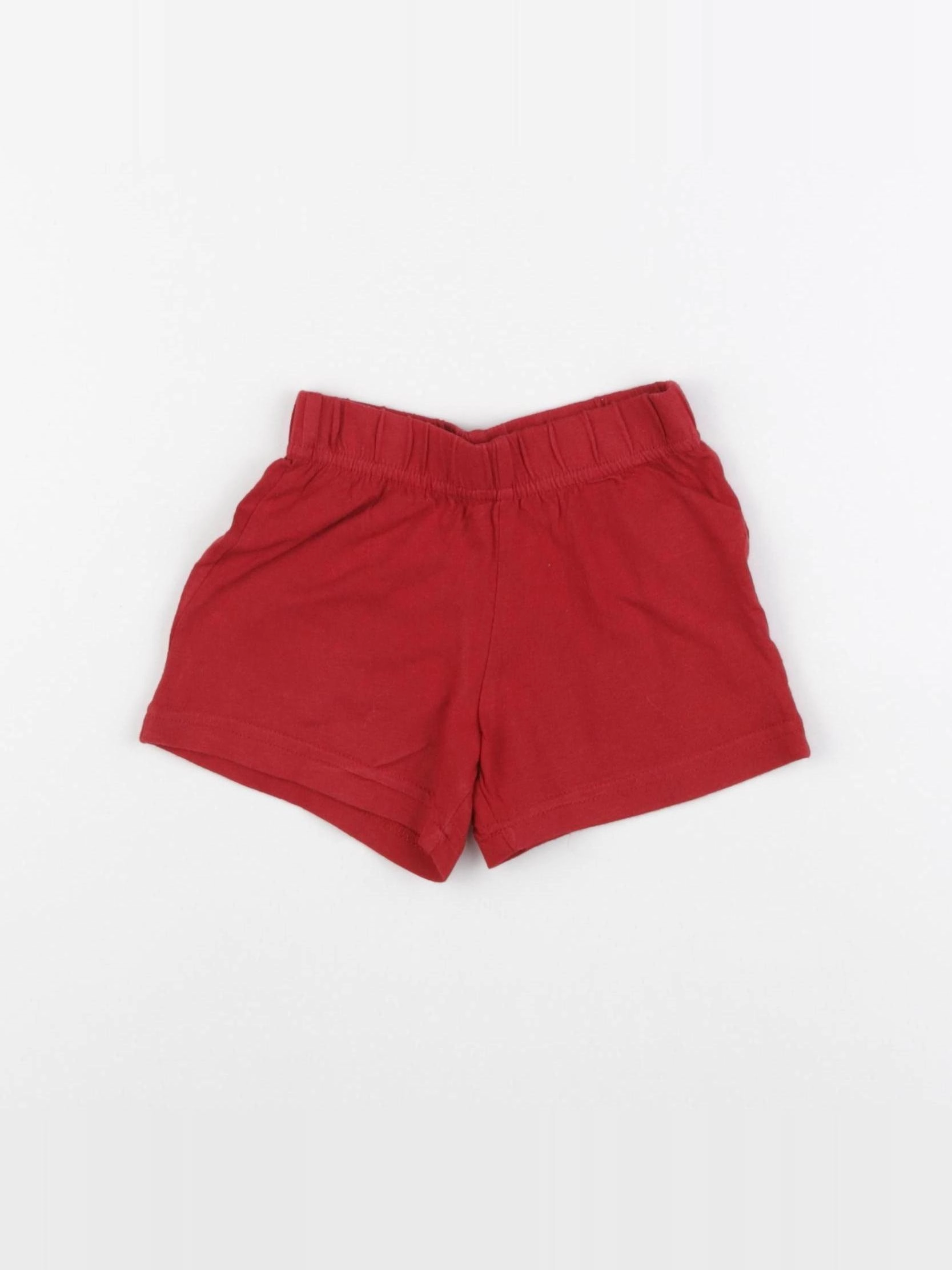 Vertbaudet - short rouge - 2 ans