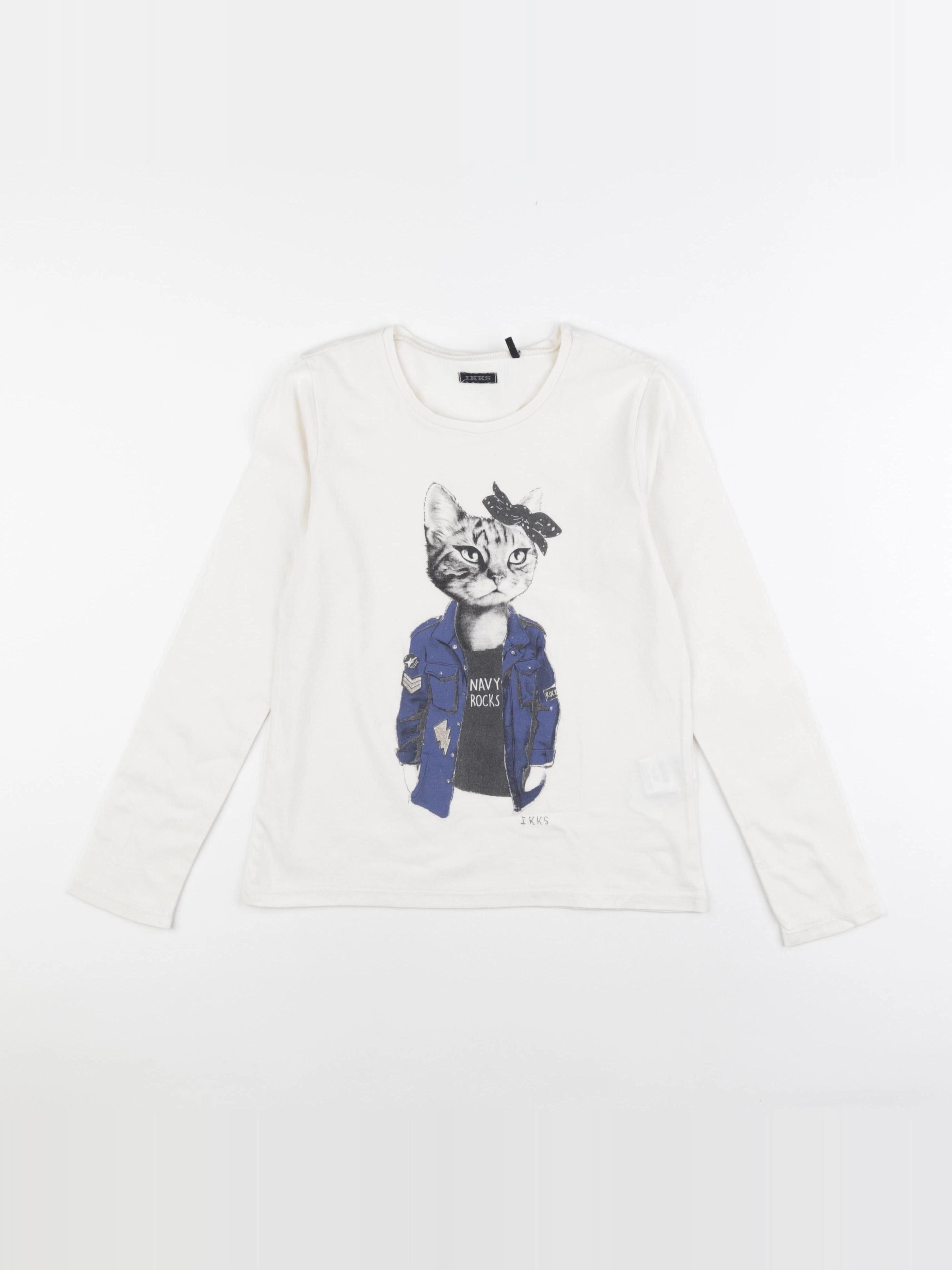 IKKS - tee-shirt multicolore - 10 ans