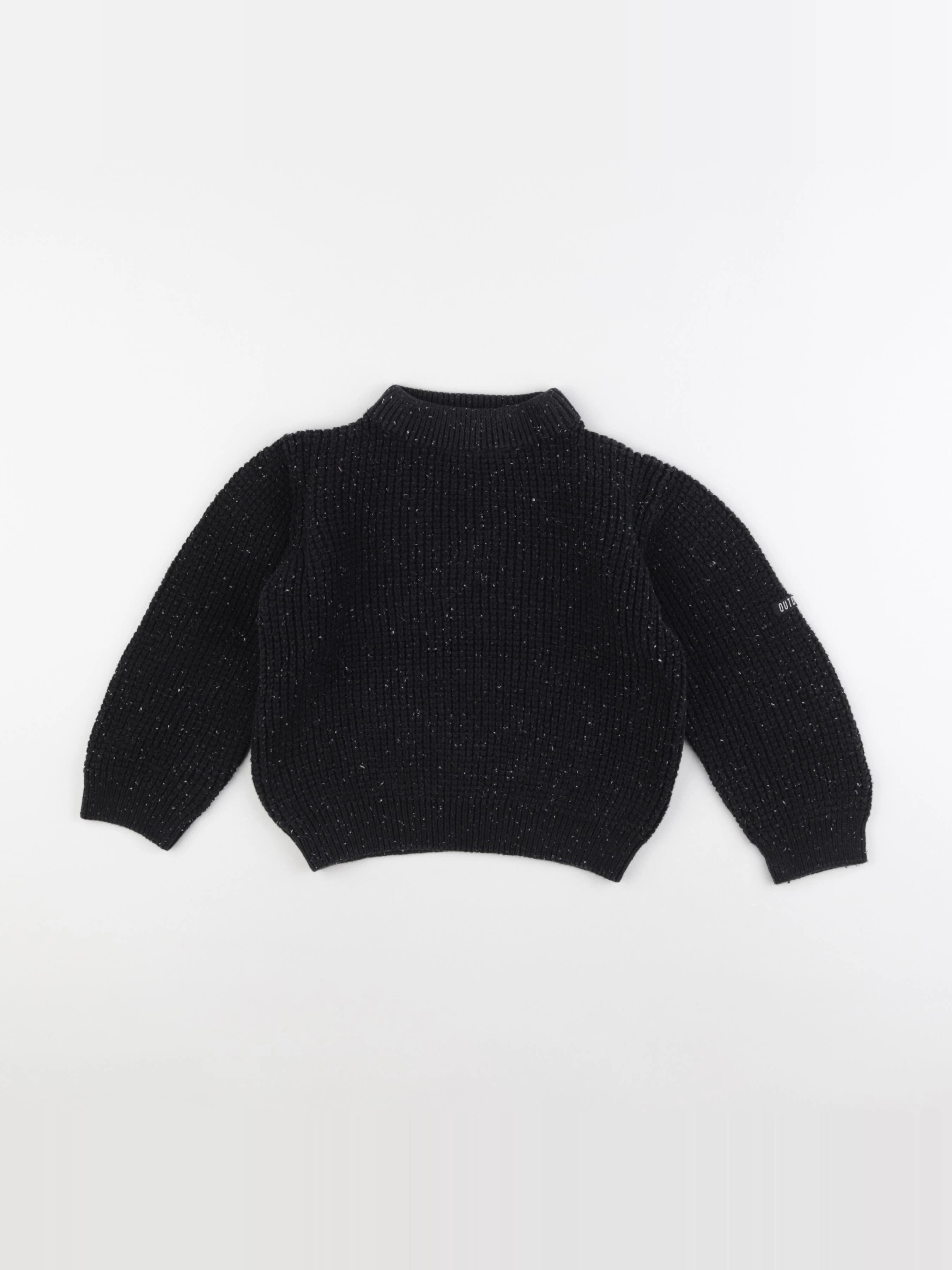 Little Cigogne - pull noir - 5 ans