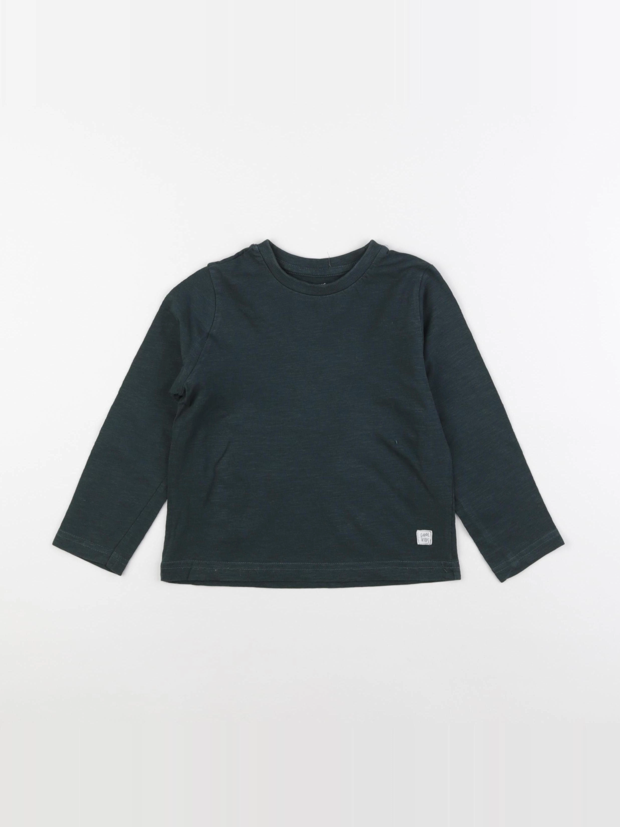 Vertbaudet - tee-shirt vert - 4 ans