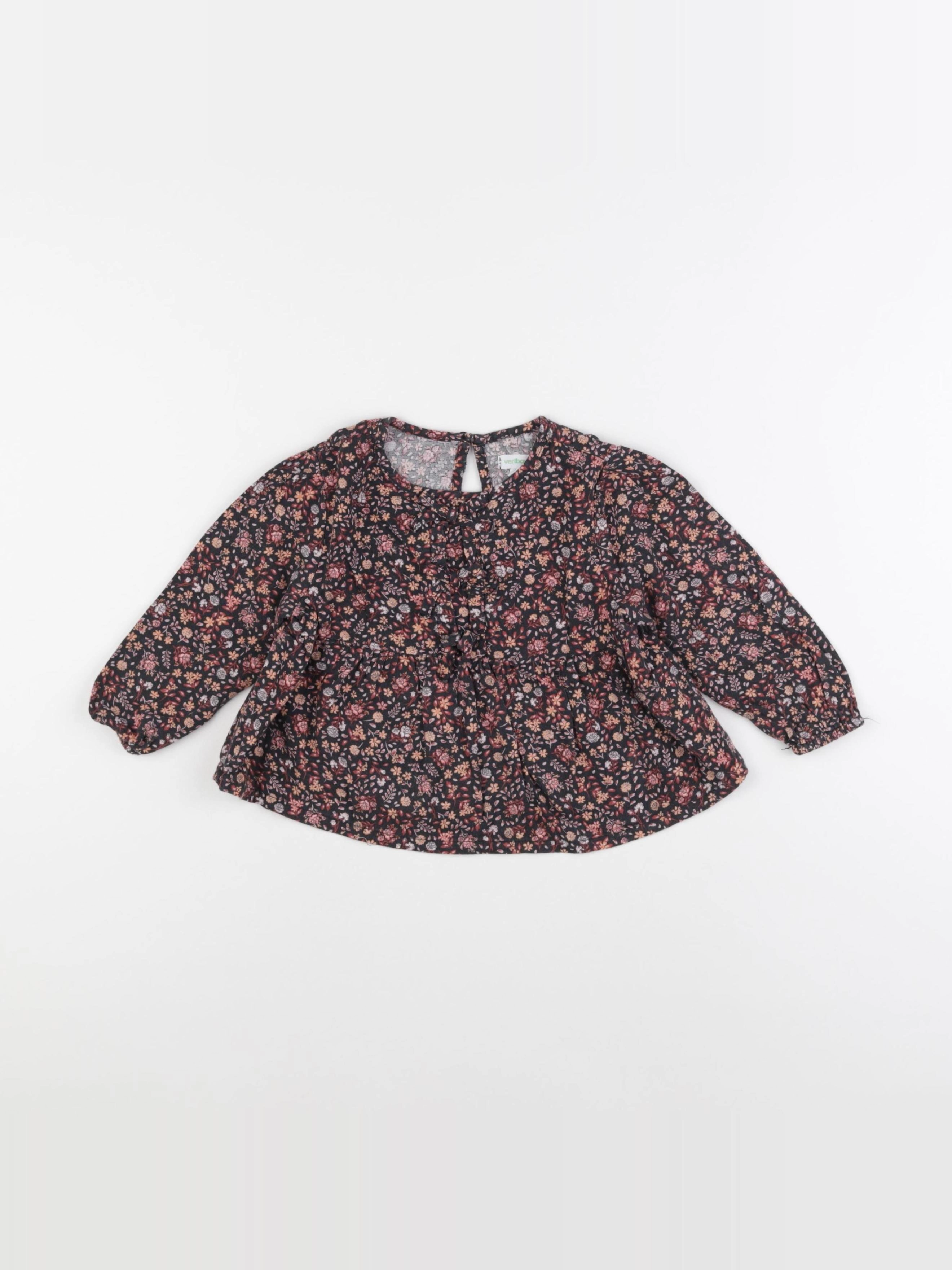 Vertbaudet - blouse noir - 2 ans