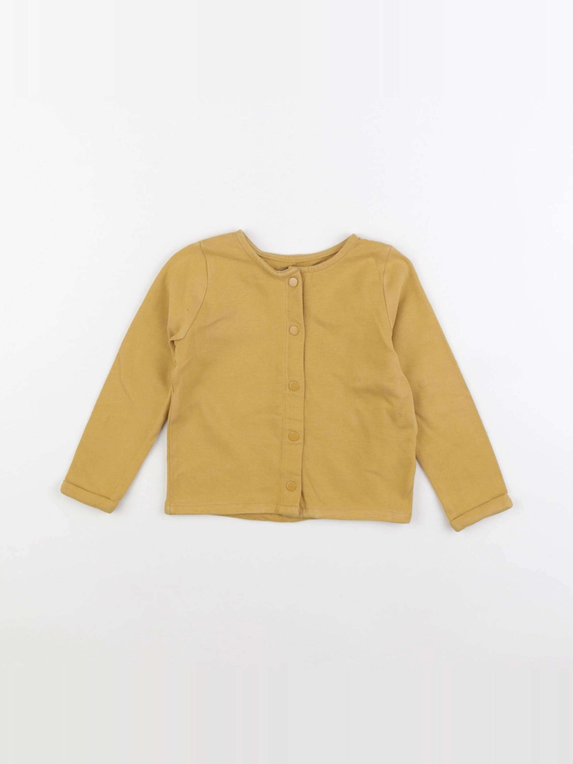 Vertbaudet - sweat jaune - 2 ans