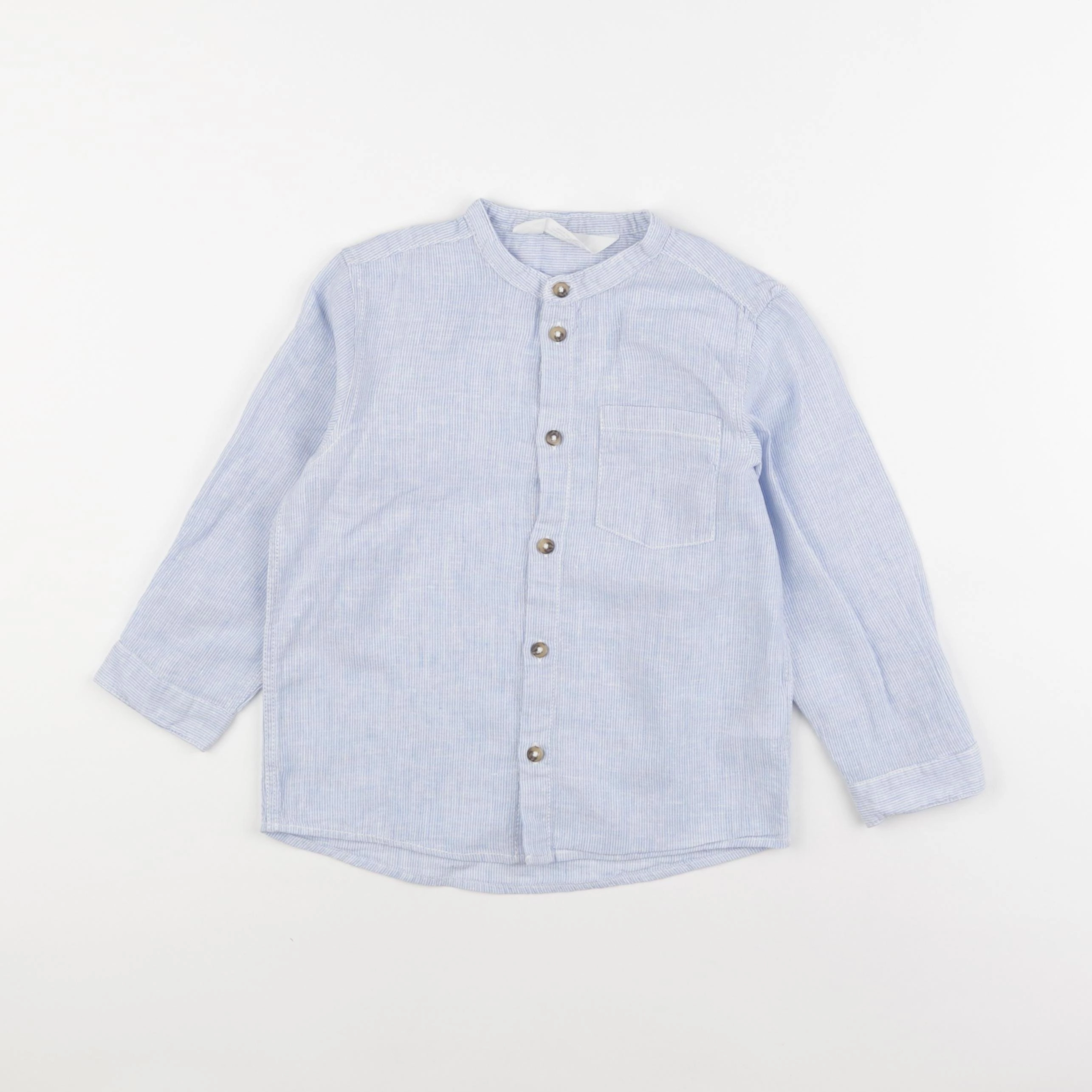 H&M - chemise bleu - 3/4 ans