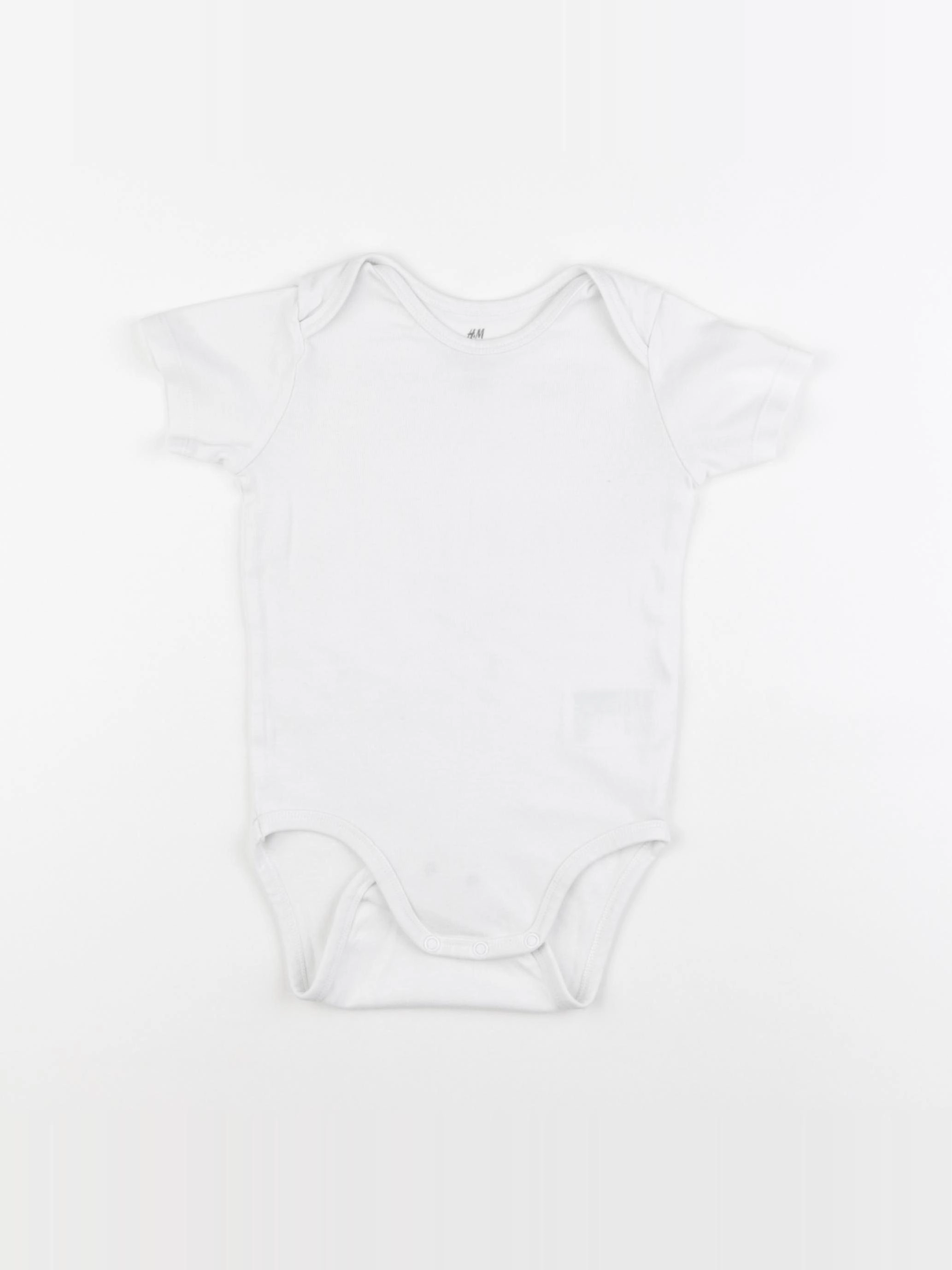 H&M - body blanc - 12/18 mois