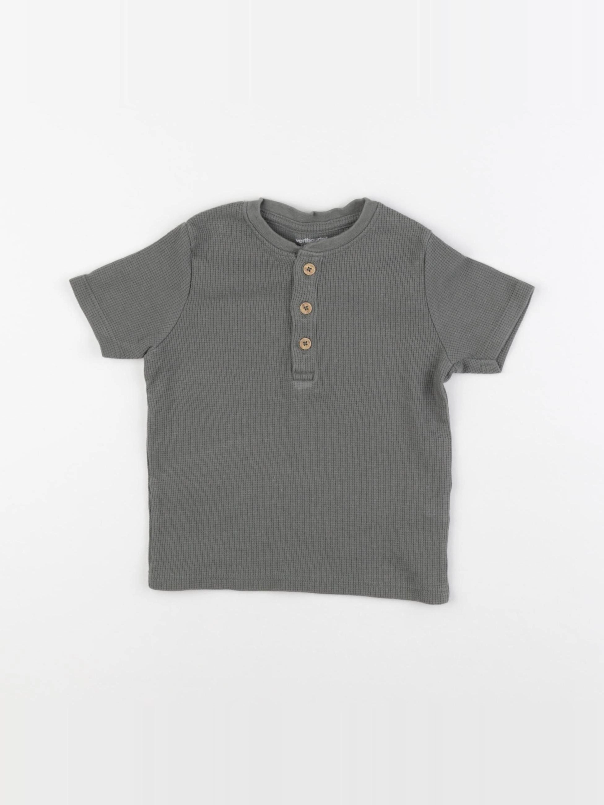 Vertbaudet - tee-shirt vert - 2 ans